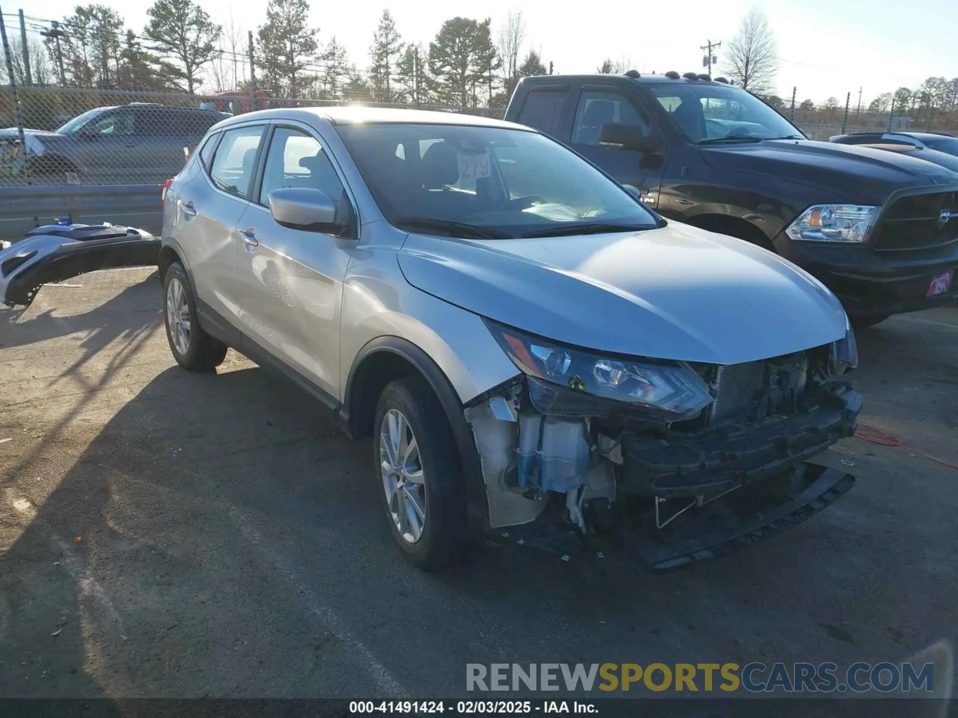 1 Photograph of a damaged car JN1BJ1AV5MW307076 NISSAN ROGUE SPORT 2021