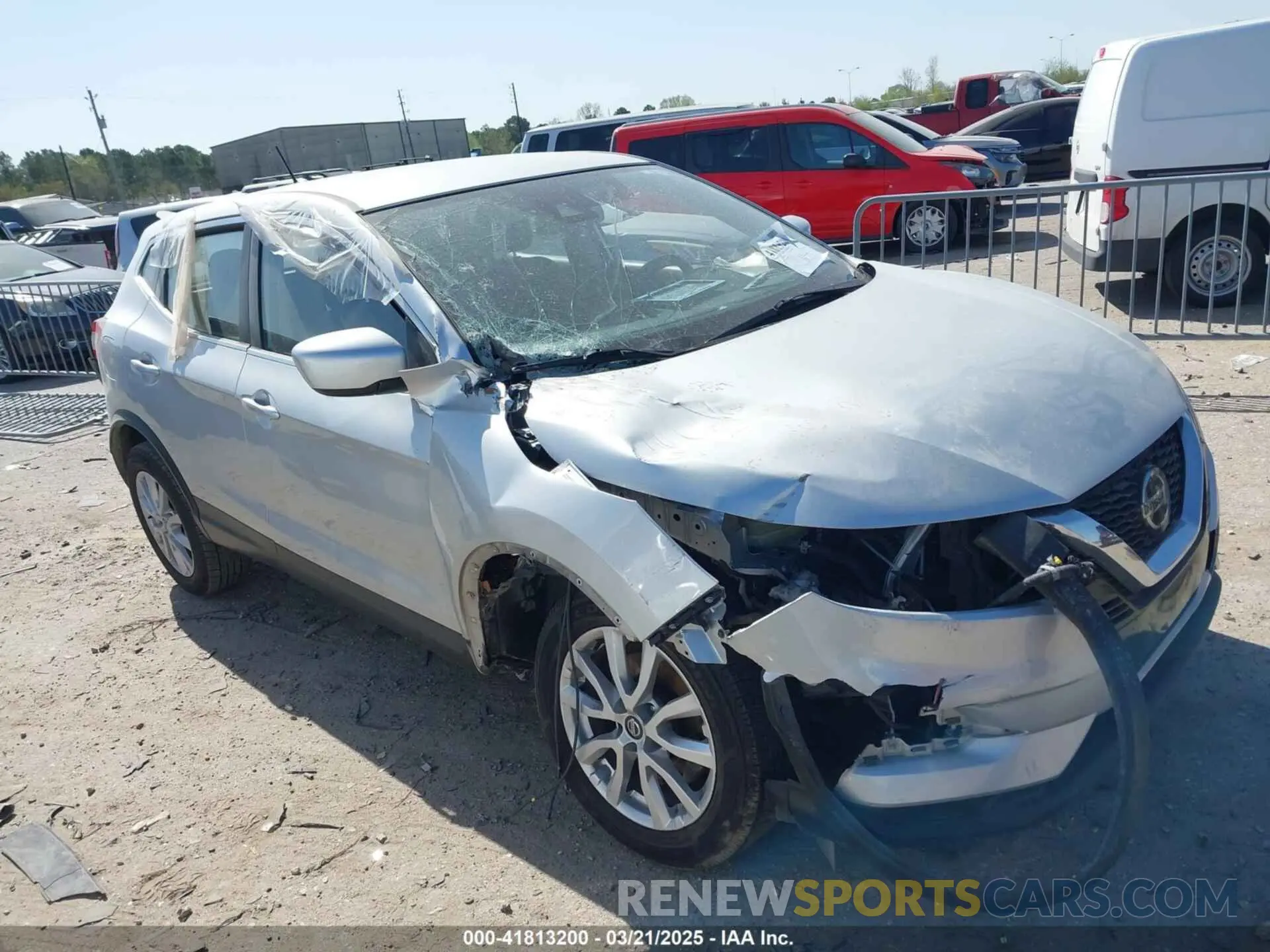 1 Photograph of a damaged car JN1BJ1AV9MW300888 NISSAN ROGUE SPORT 2021
