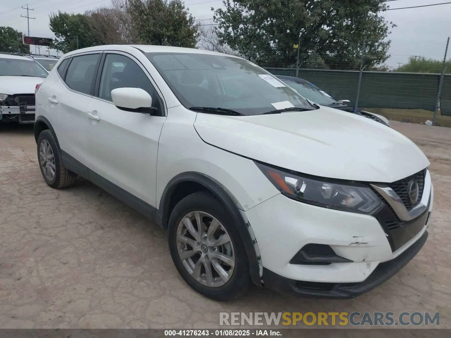 1 Photograph of a damaged car JN1BJ1AV9MW313754 NISSAN ROGUE SPORT 2021