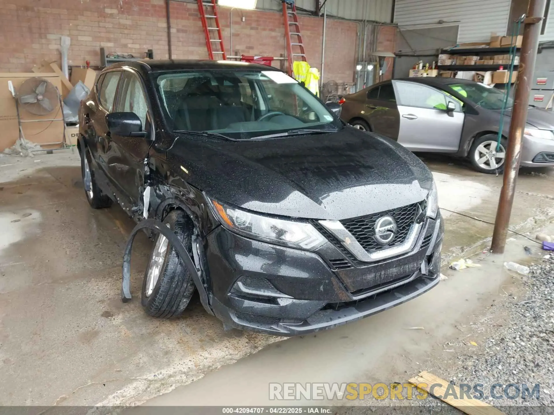 1 Photograph of a damaged car JN1BJ1AV9MW568338 NISSAN ROGUE SPORT 2021