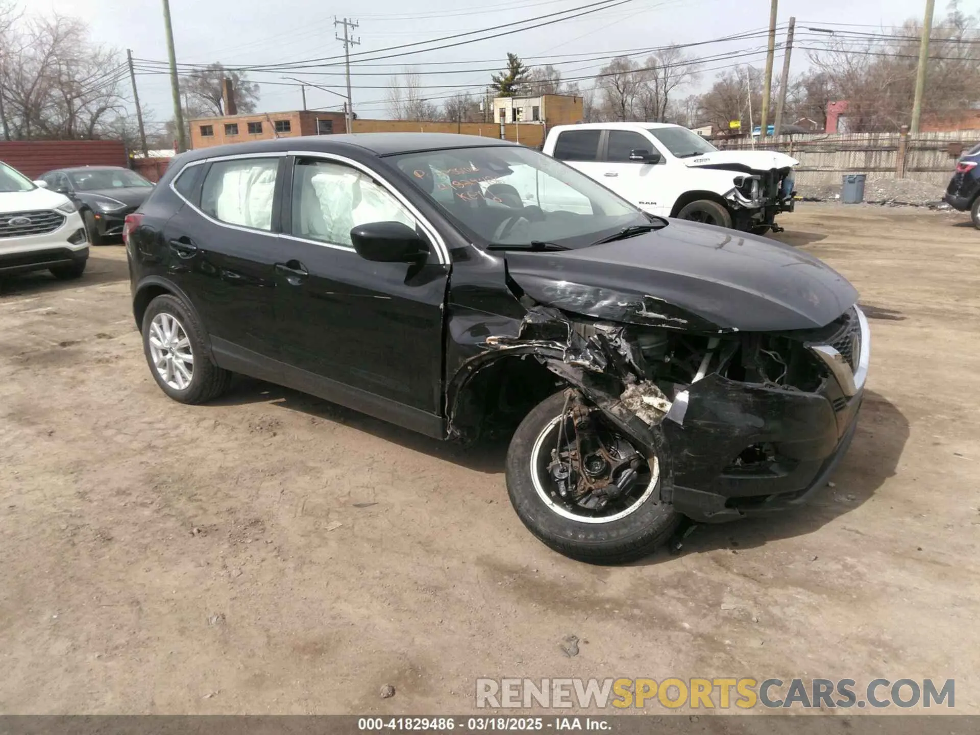 1 Photograph of a damaged car JN1BJ1AW0MW437906 NISSAN ROGUE SPORT 2021