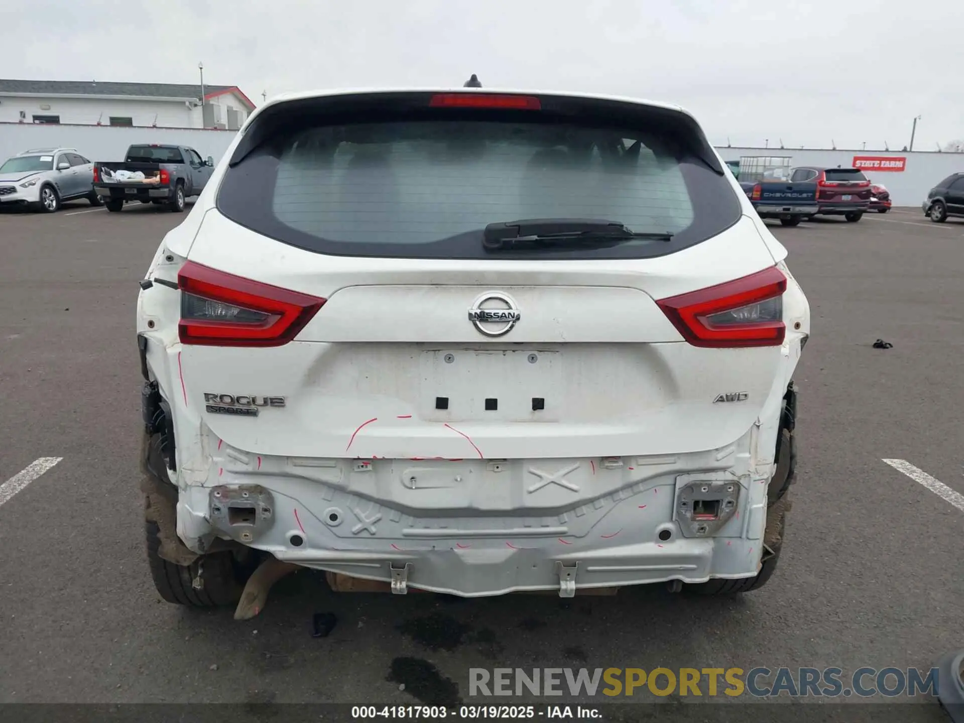 17 Photograph of a damaged car JN1BJ1AW1MW427062 NISSAN ROGUE SPORT 2021
