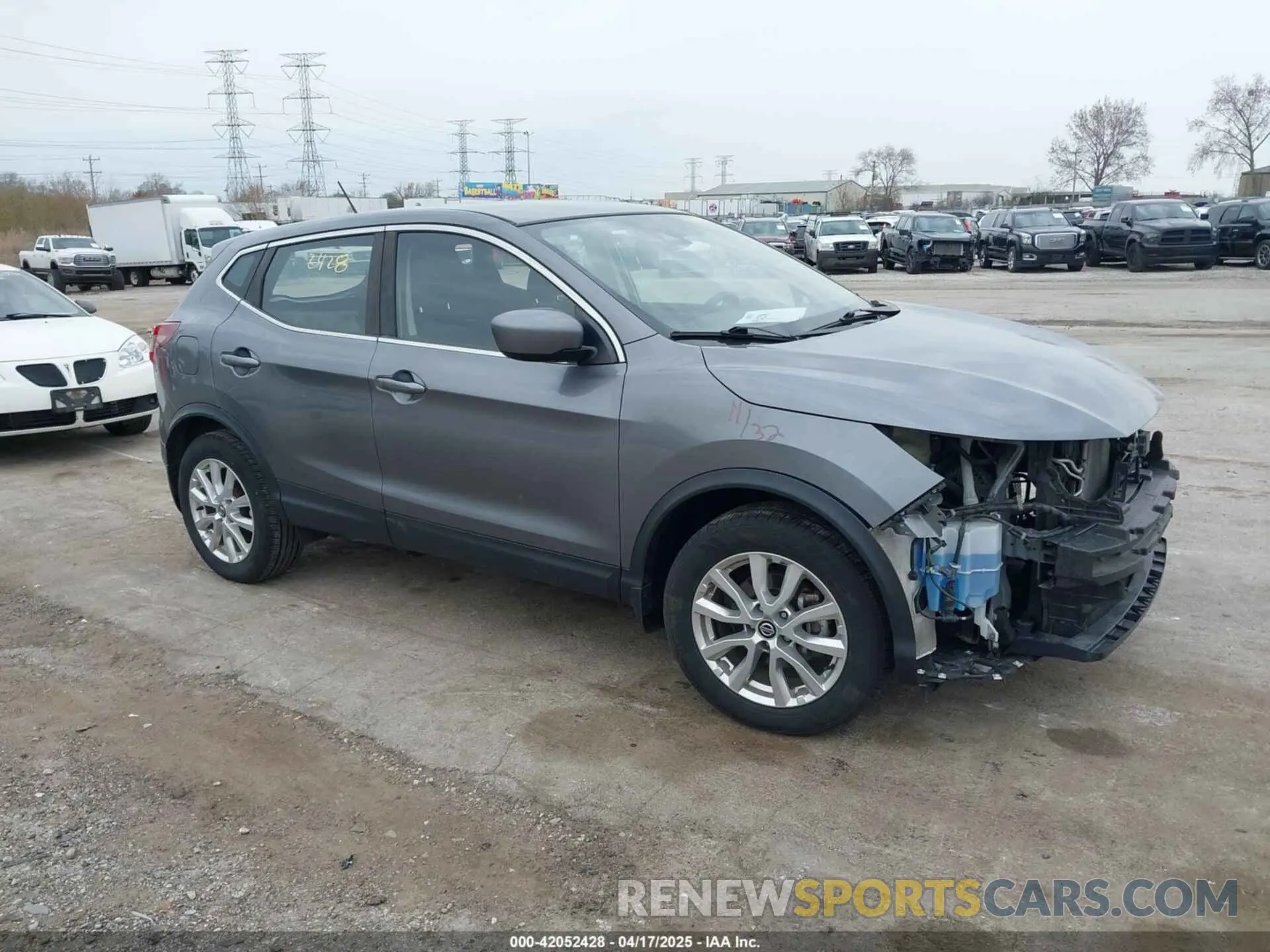 1 Photograph of a damaged car JN1BJ1AW1MW451751 NISSAN ROGUE SPORT 2021