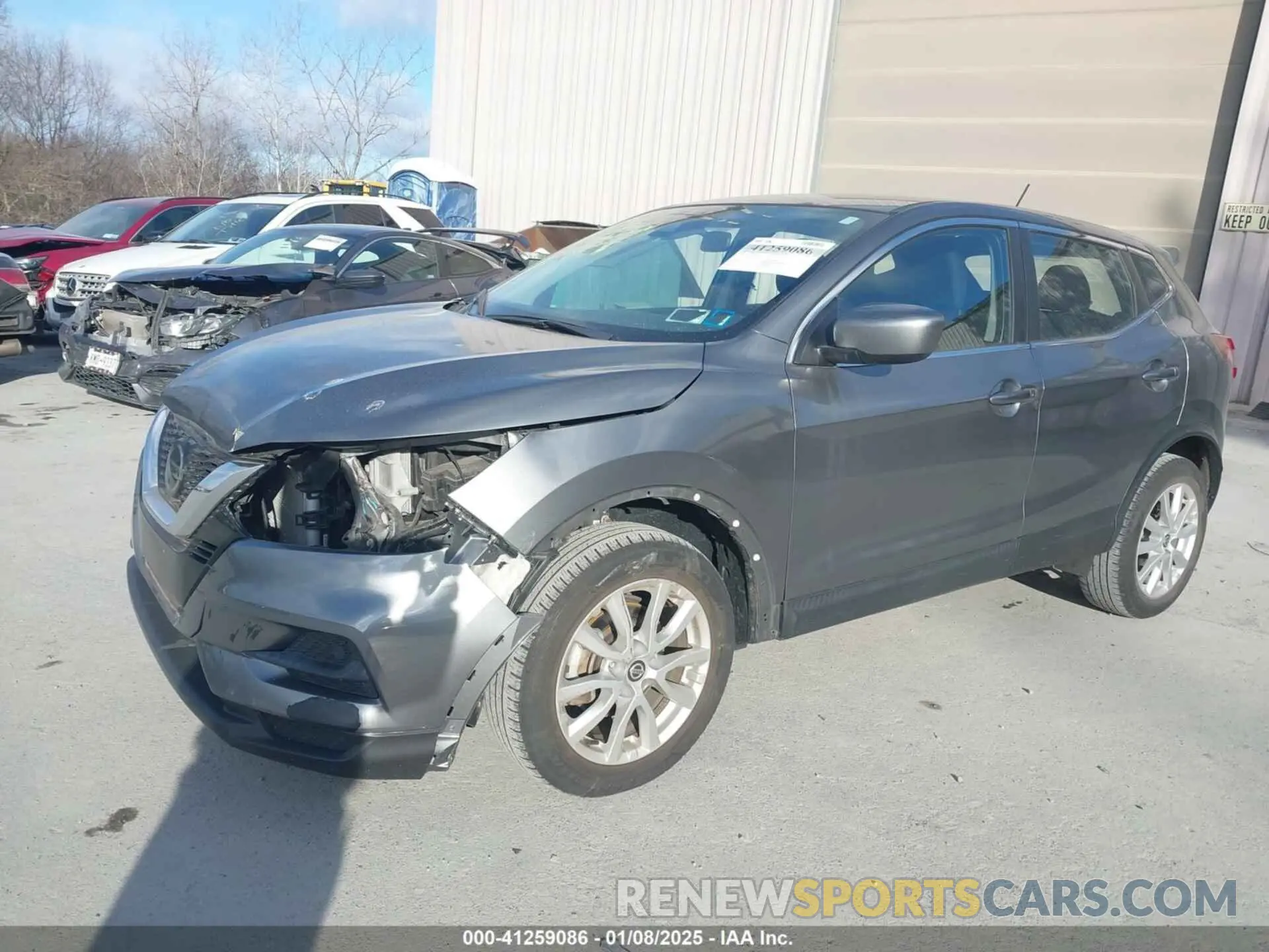 2 Photograph of a damaged car JN1BJ1AW2MW437115 NISSAN ROGUE SPORT 2021