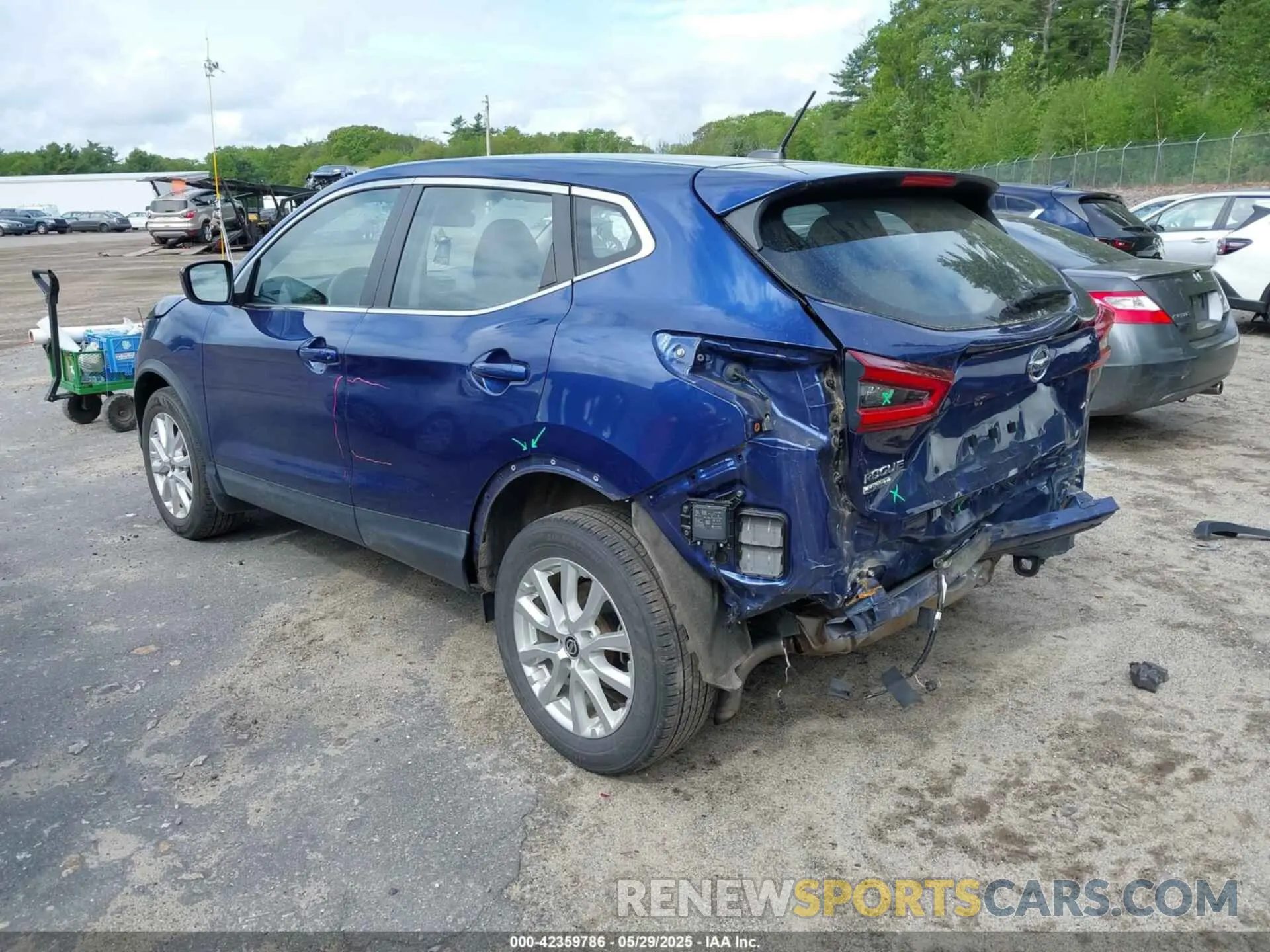 3 Photograph of a damaged car JN1BJ1AW3MW429931 NISSAN ROGUE SPORT 2021
