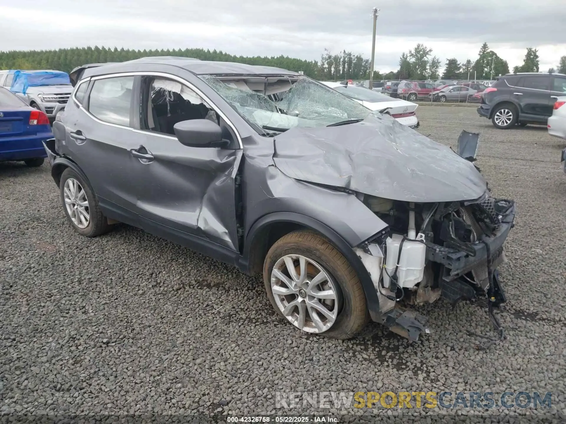 1 Photograph of a damaged car JN1BJ1AW7MW661397 NISSAN ROGUE SPORT 2021
