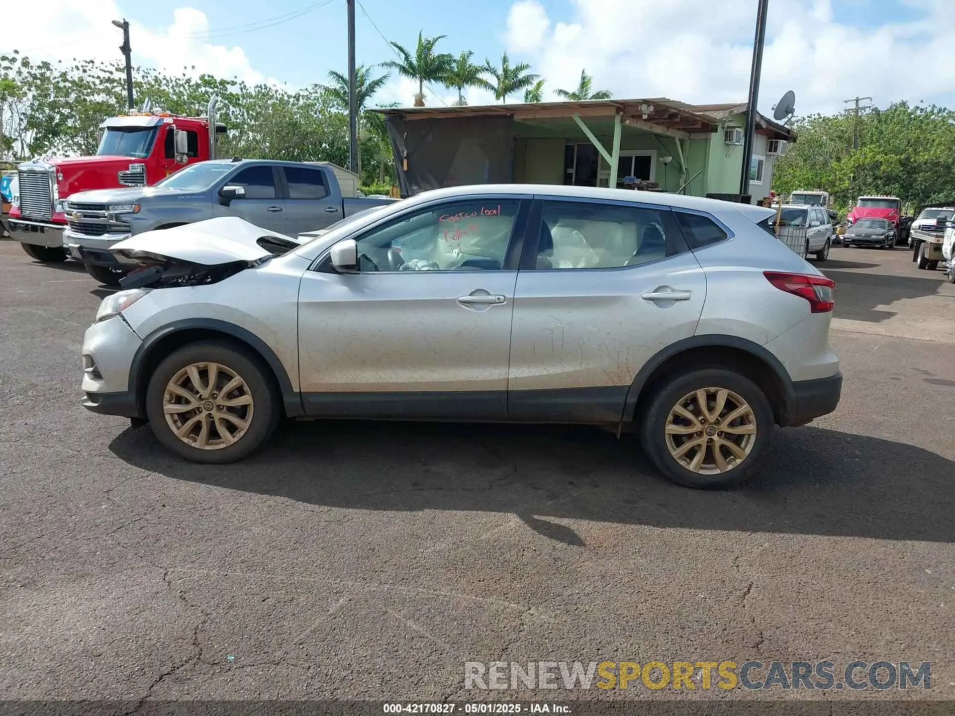 14 Photograph of a damaged car JN1BJ1AW8MW430797 NISSAN ROGUE SPORT 2021