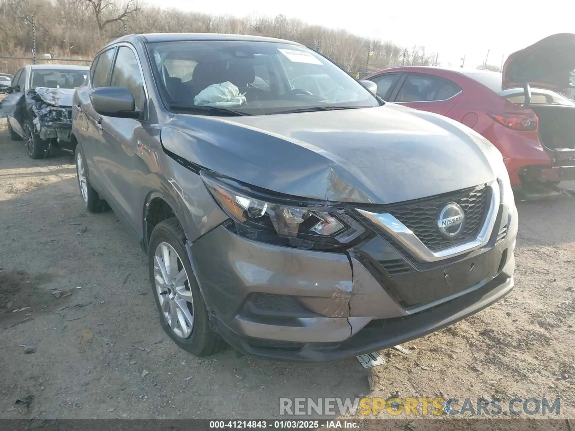 1 Photograph of a damaged car JN1BJ1AW9MW664026 NISSAN ROGUE SPORT 2021