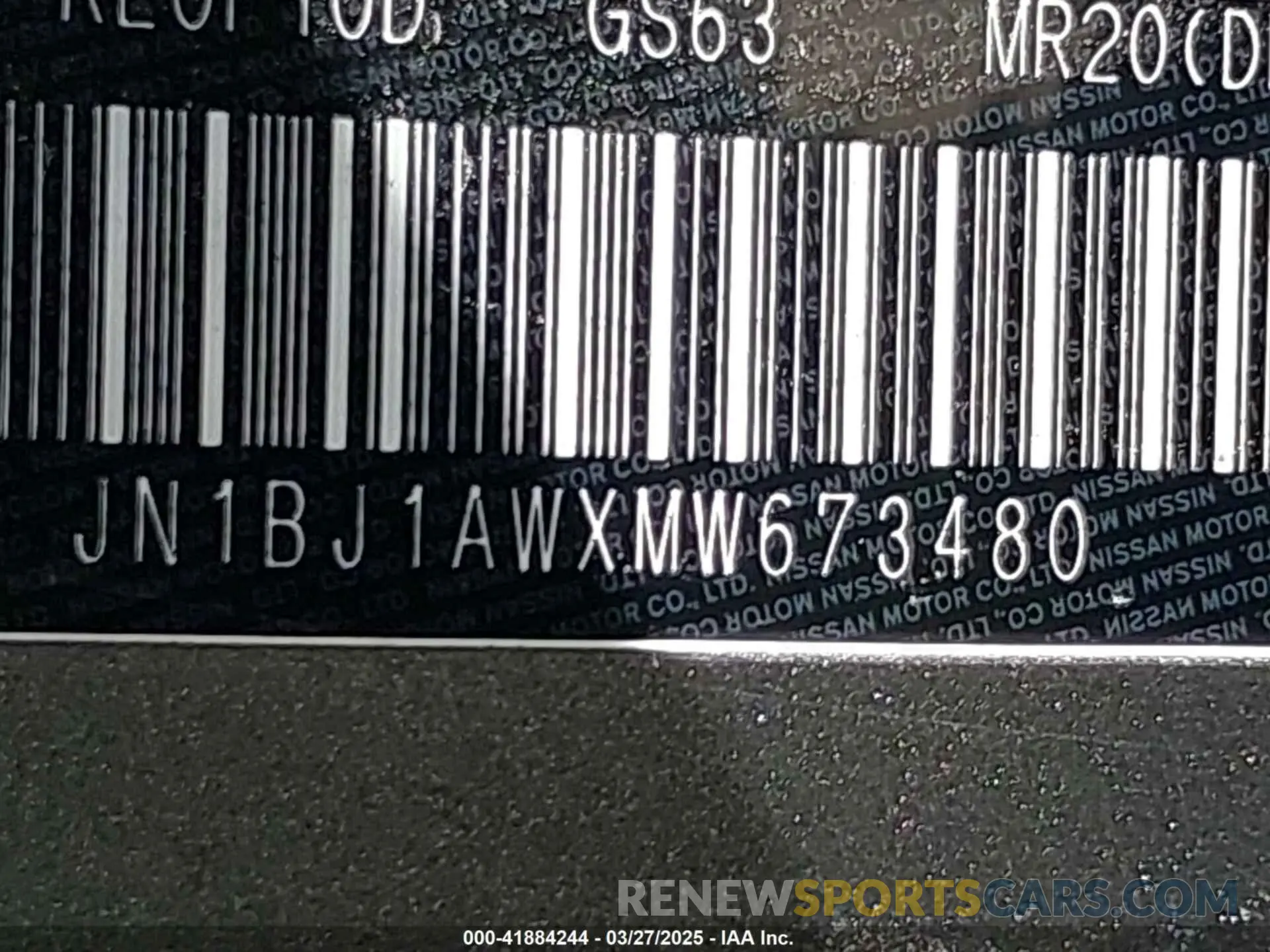 9 Photograph of a damaged car JN1BJ1AWXMW673480 NISSAN ROGUE SPORT 2021