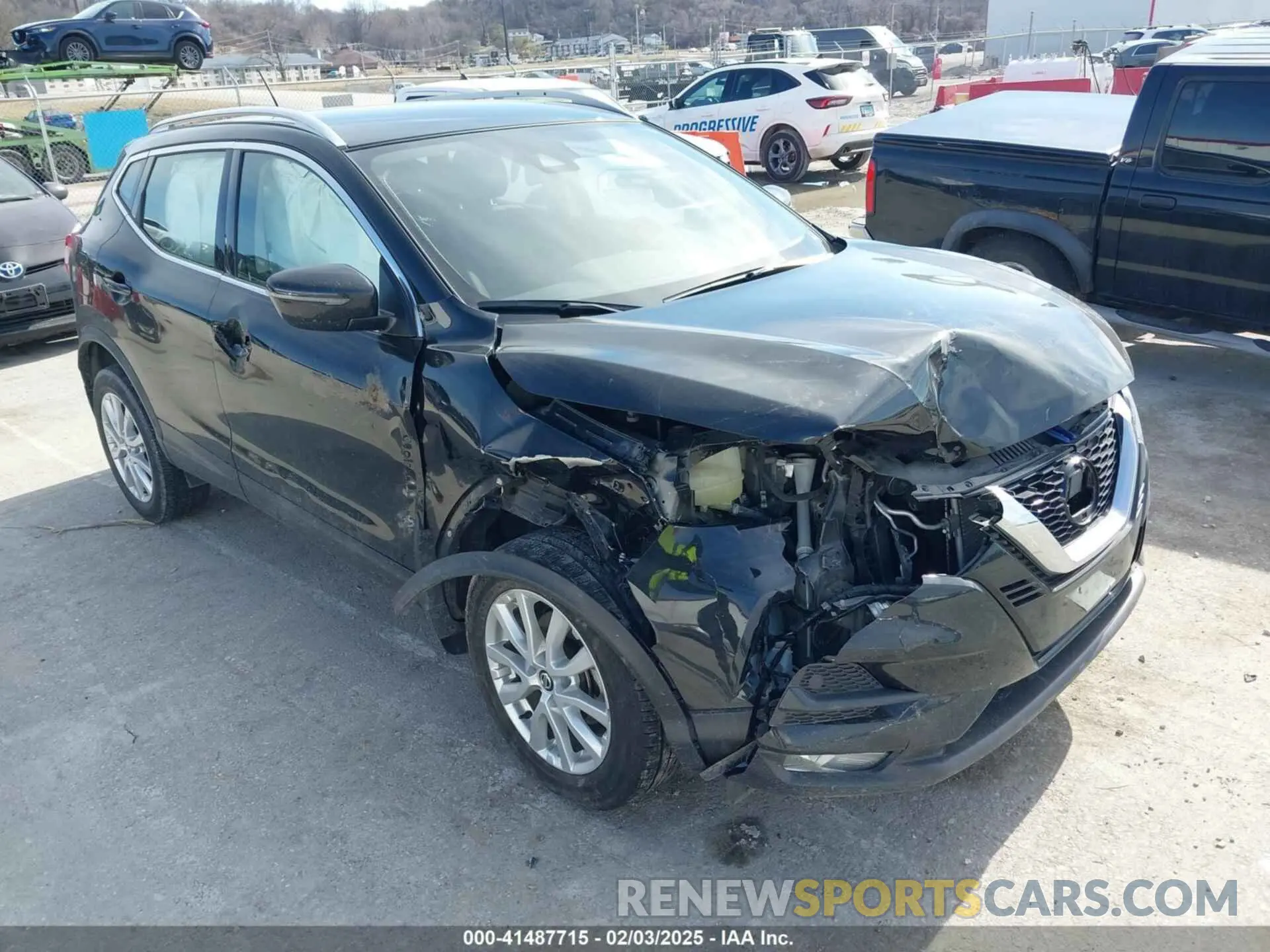 1 Photograph of a damaged car JN1BJ1BV2MW317353 NISSAN ROGUE SPORT 2021