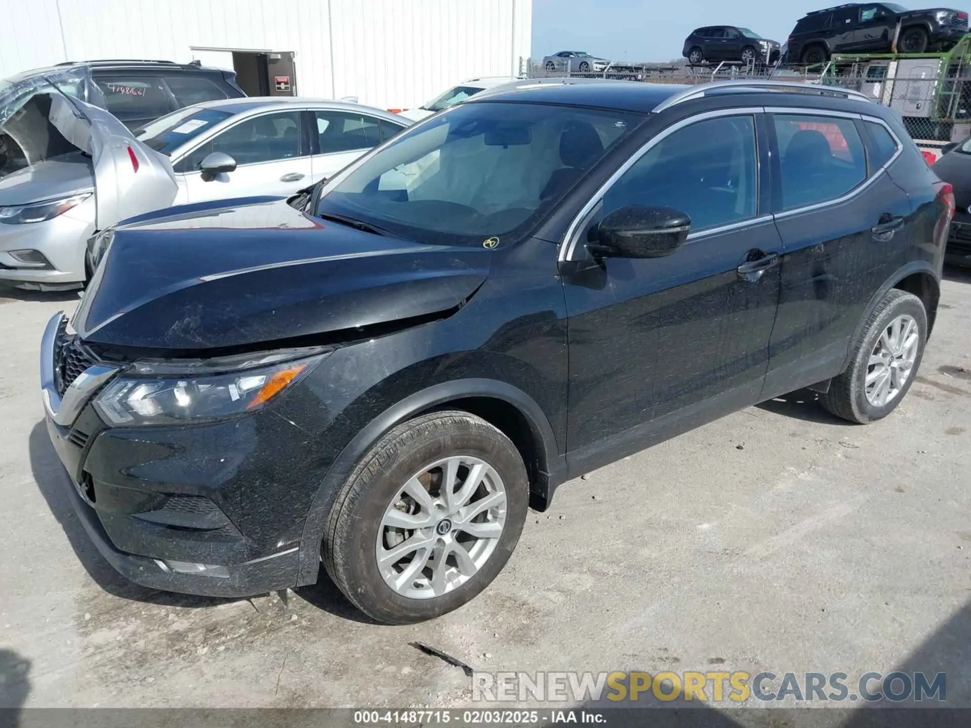 2 Photograph of a damaged car JN1BJ1BV2MW317353 NISSAN ROGUE SPORT 2021