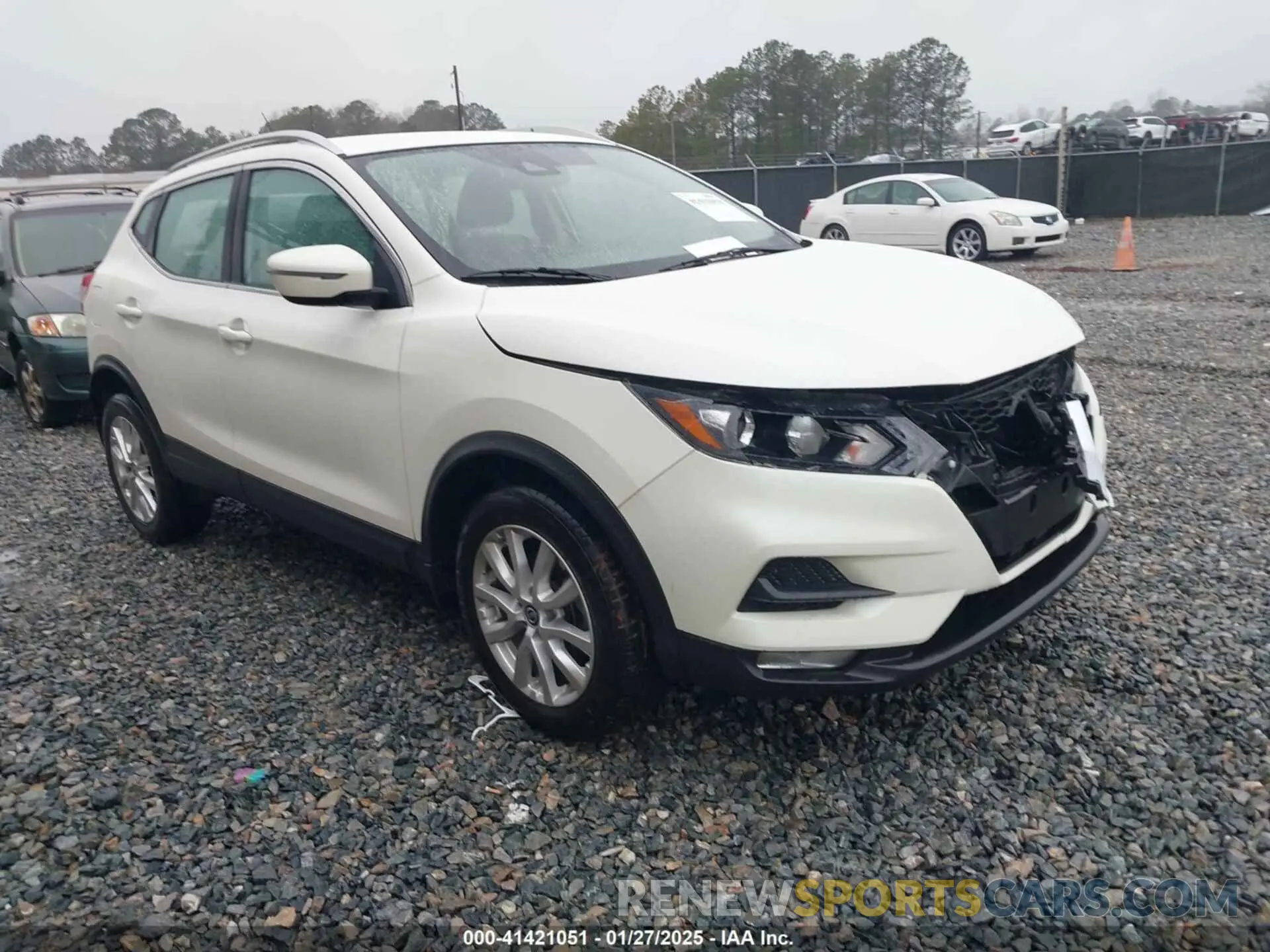 1 Photograph of a damaged car JN1BJ1BV2MW318714 NISSAN ROGUE SPORT 2021