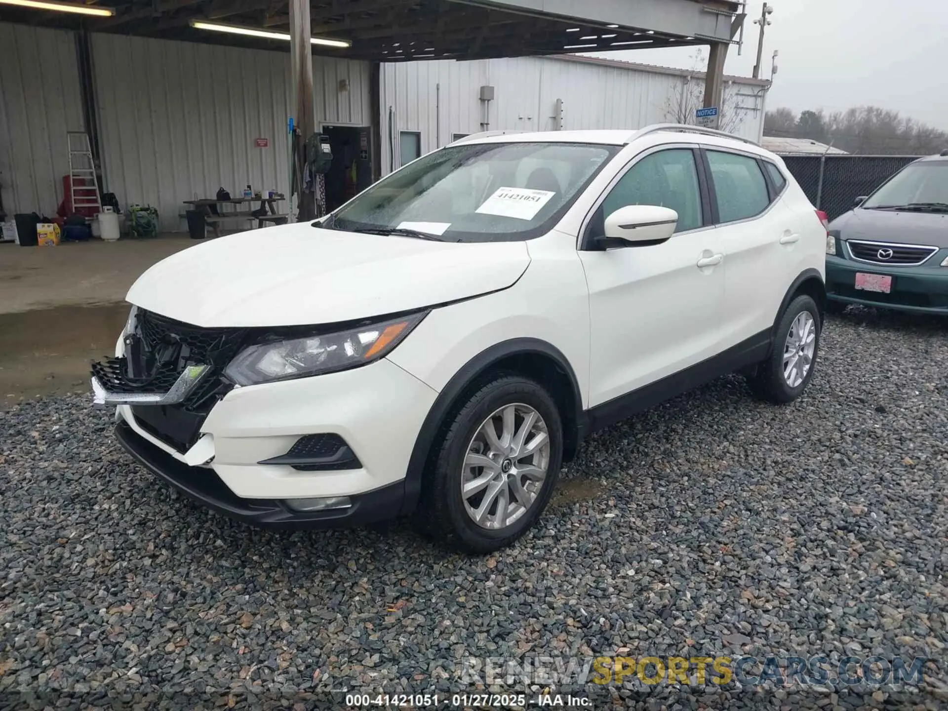 2 Photograph of a damaged car JN1BJ1BV2MW318714 NISSAN ROGUE SPORT 2021