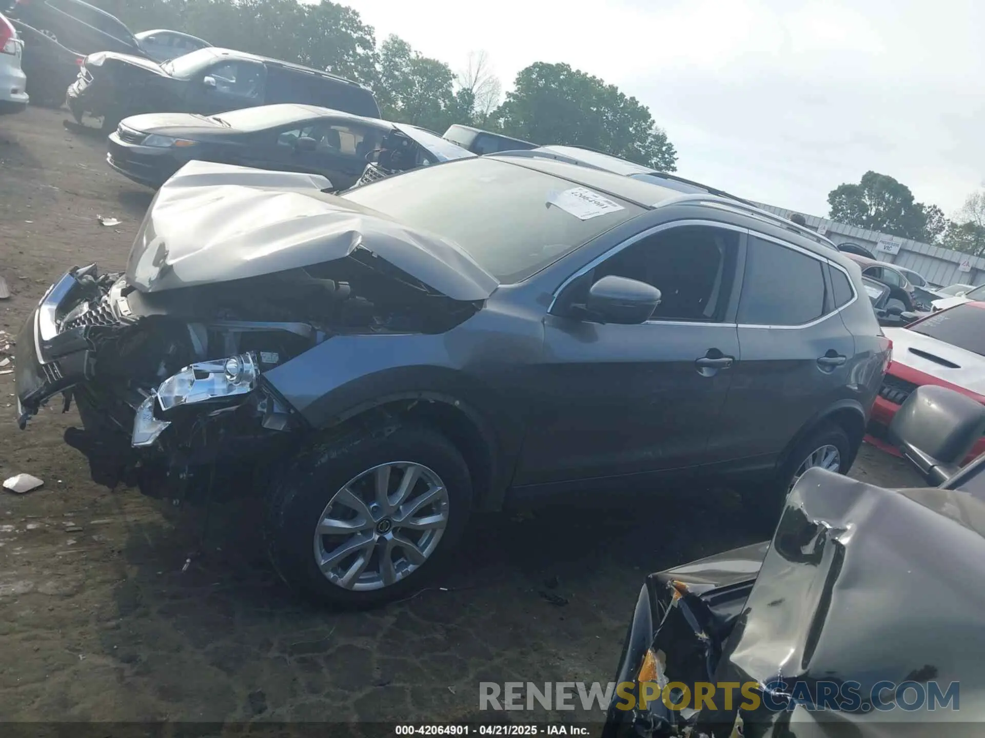 14 Photograph of a damaged car JN1BJ1BV5MW569002 NISSAN ROGUE SPORT 2021