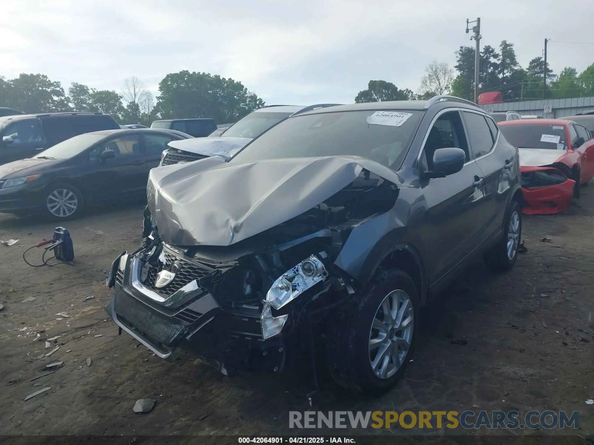 2 Photograph of a damaged car JN1BJ1BV5MW569002 NISSAN ROGUE SPORT 2021