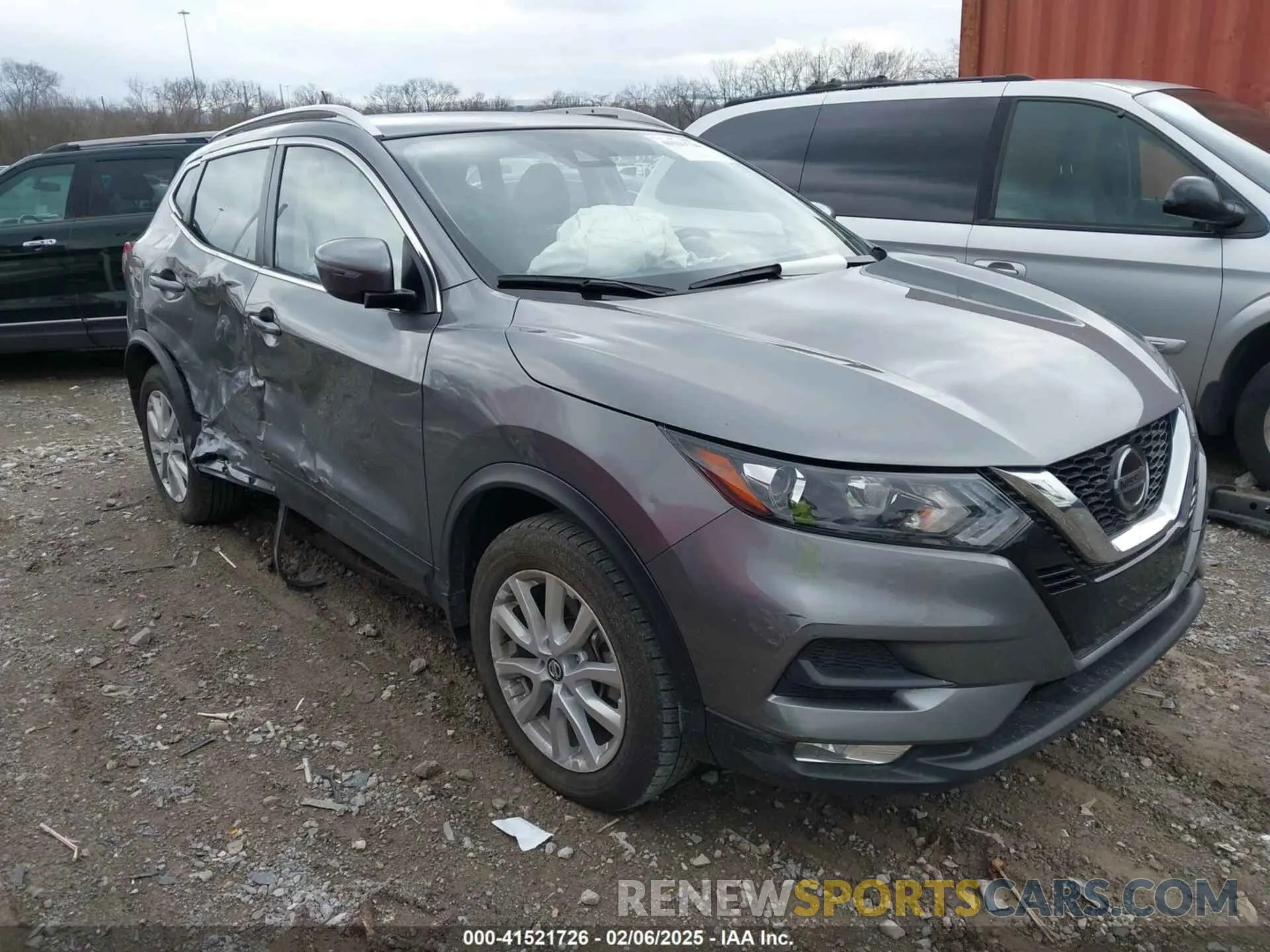 1 Photograph of a damaged car JN1BJ1BV7MW573472 NISSAN ROGUE SPORT 2021