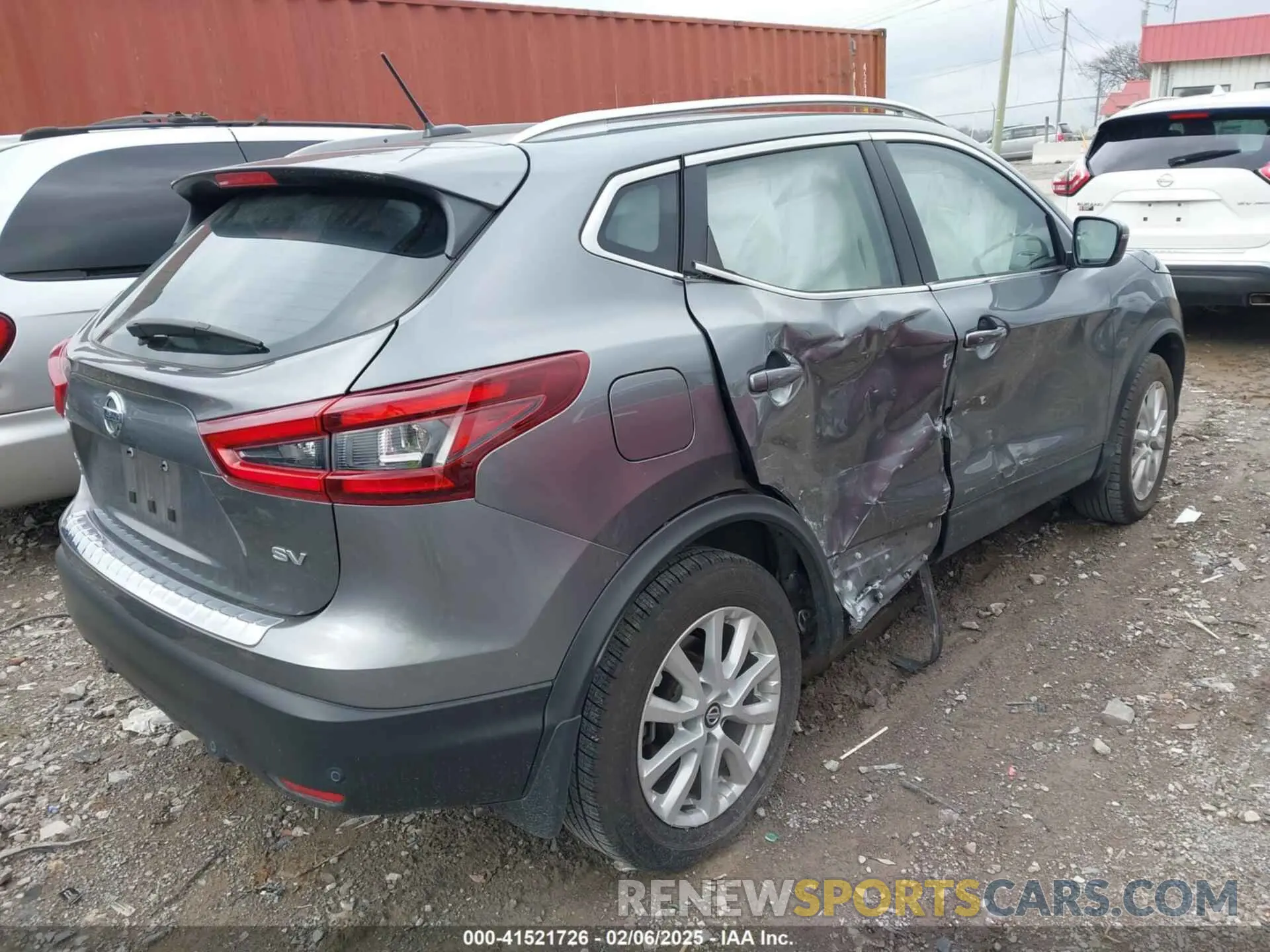 4 Photograph of a damaged car JN1BJ1BV7MW573472 NISSAN ROGUE SPORT 2021
