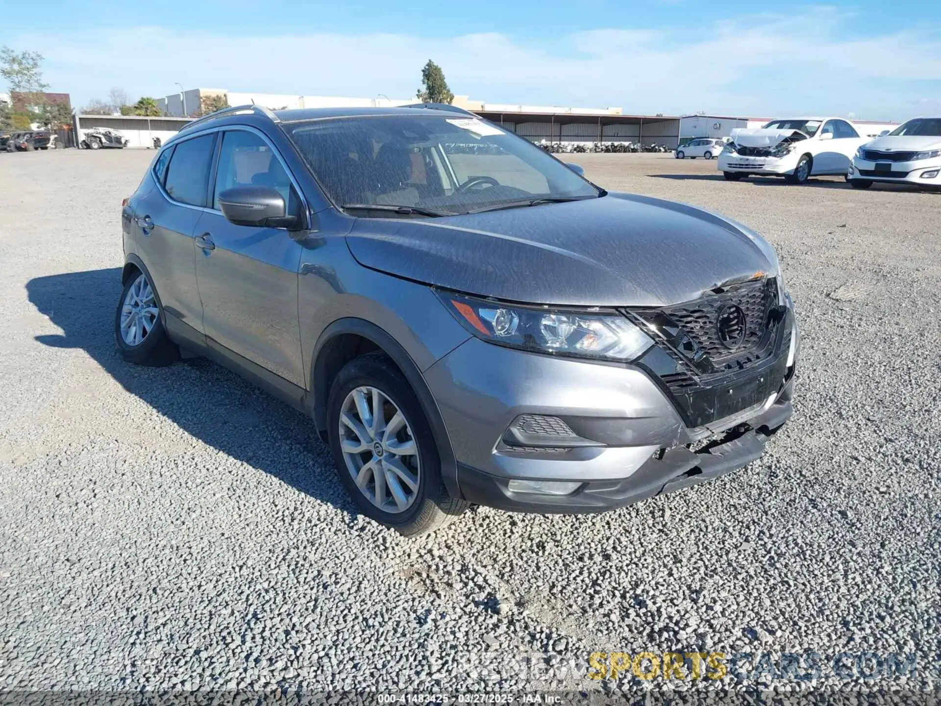 1 Photograph of a damaged car JN1BJ1BV8MW570676 NISSAN ROGUE SPORT 2021