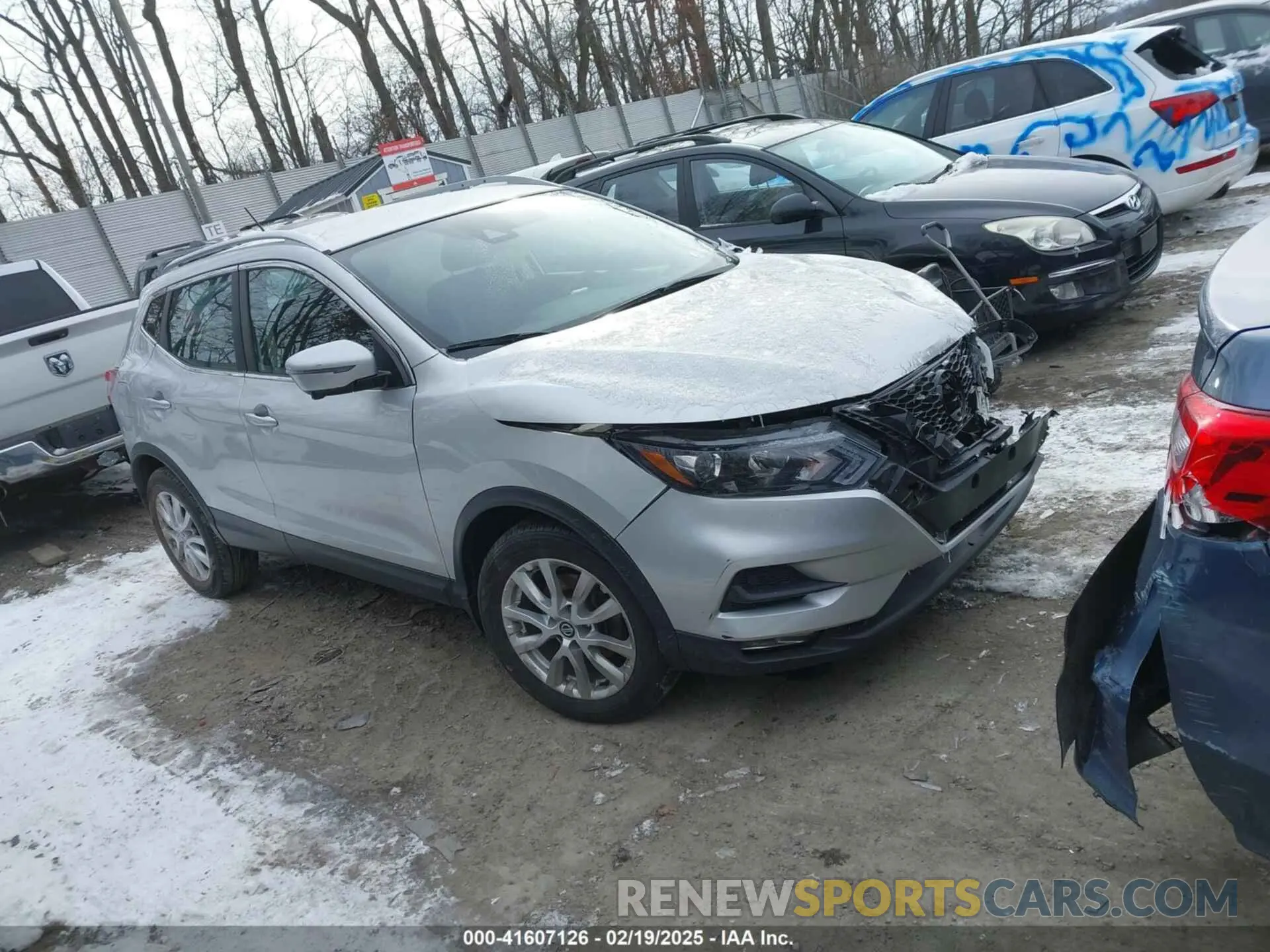 1 Photograph of a damaged car JN1BJ1BW1MW443454 NISSAN ROGUE SPORT 2021