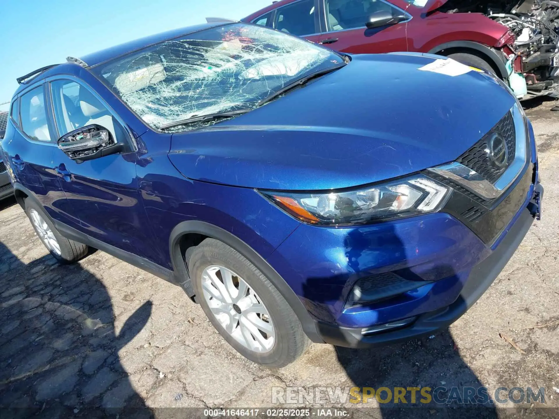 1 Photograph of a damaged car JN1BJ1BW4MW446252 NISSAN ROGUE SPORT 2021