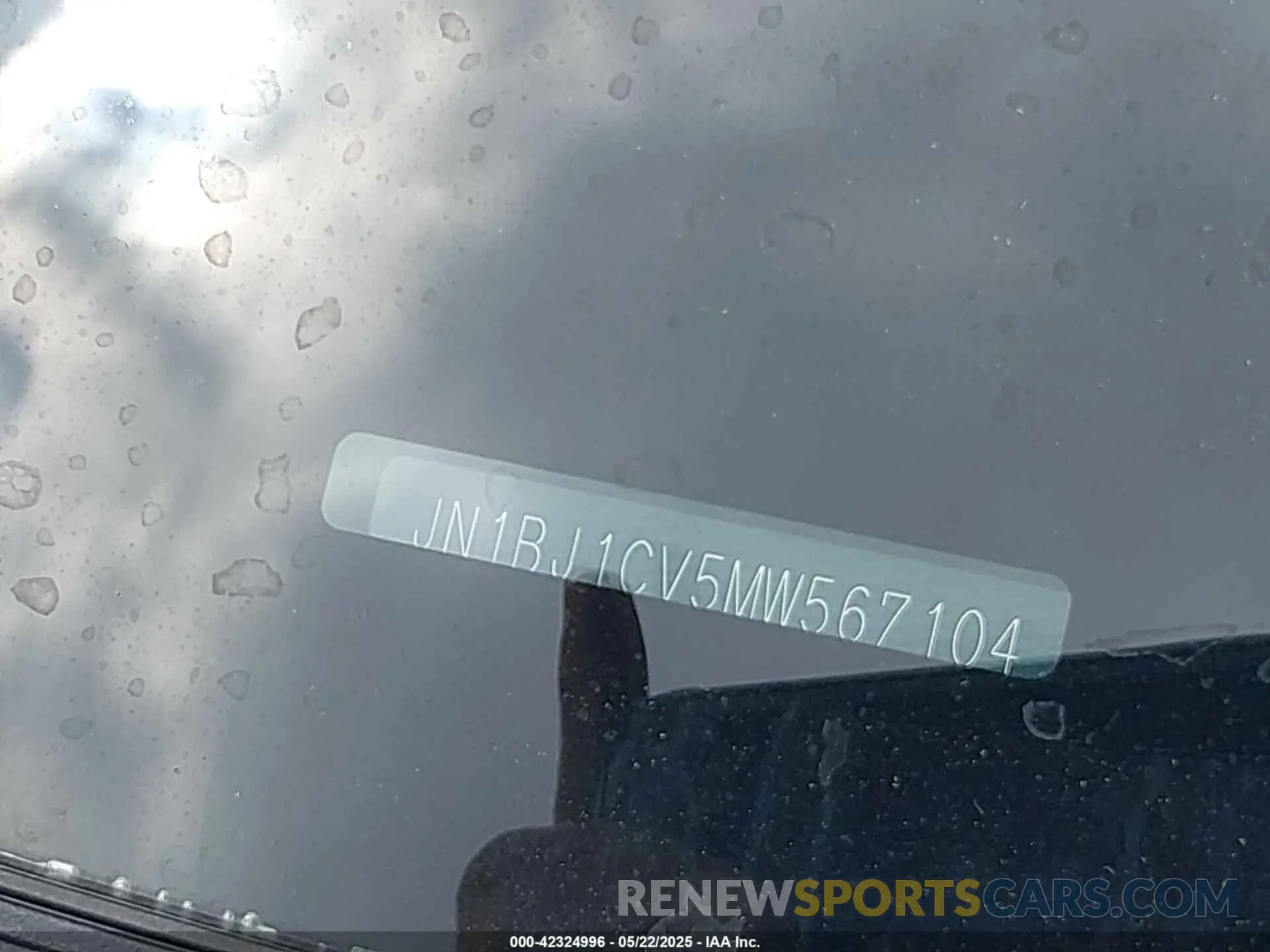 9 Photograph of a damaged car JN1BJ1CV5MW567104 NISSAN ROGUE SPORT 2021