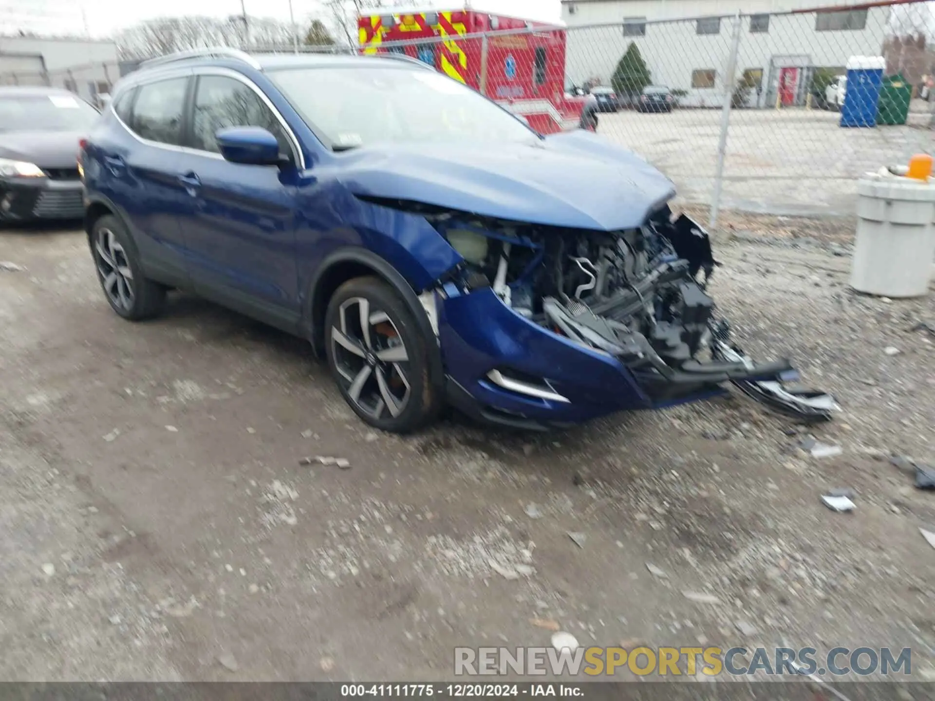 1 Photograph of a damaged car JN1BJ1CW3MW451148 NISSAN ROGUE SPORT 2021