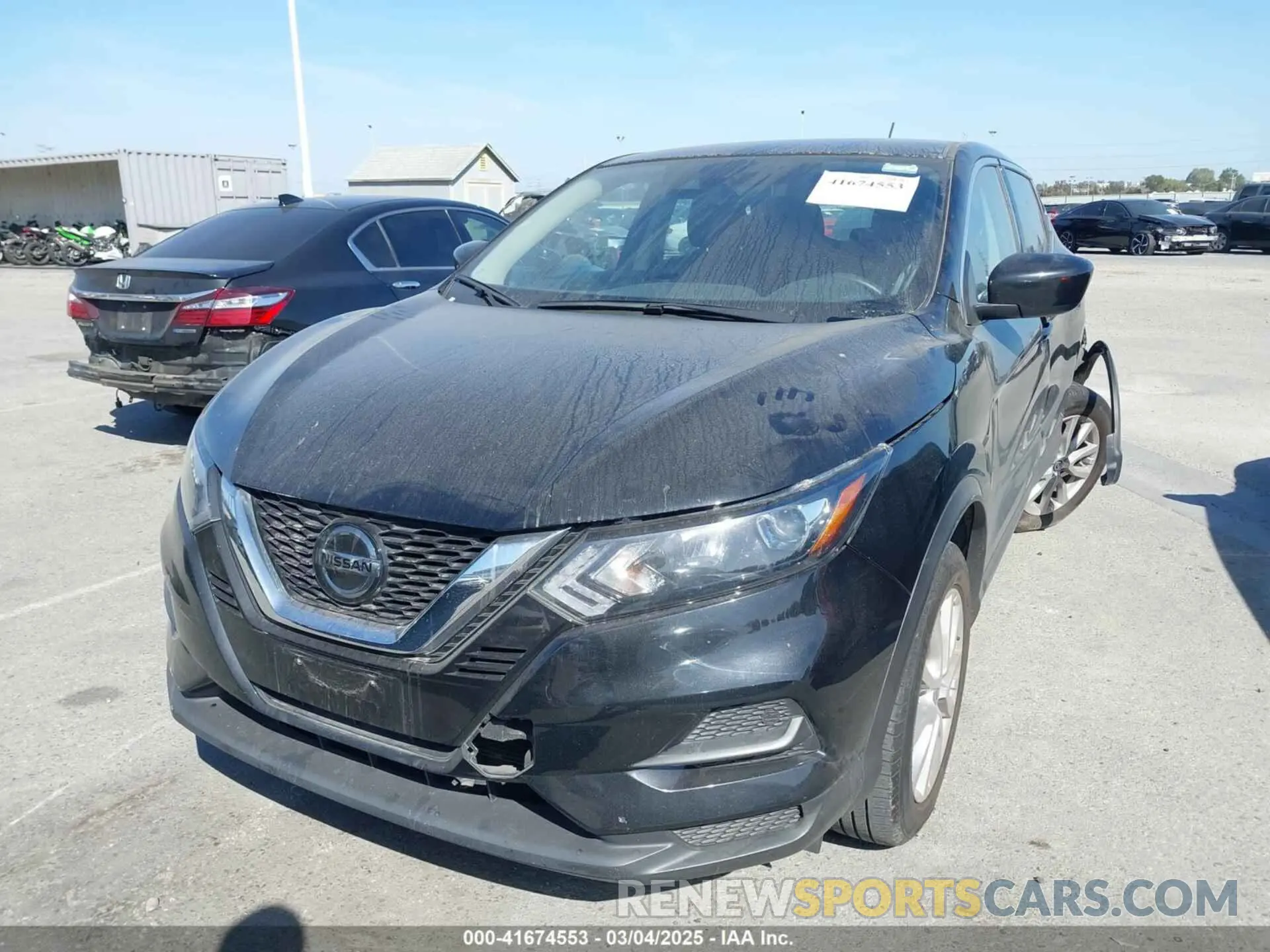 2 Photograph of a damaged car JN1BJ1AV0NW345140 NISSAN ROGUE SPORT 2022