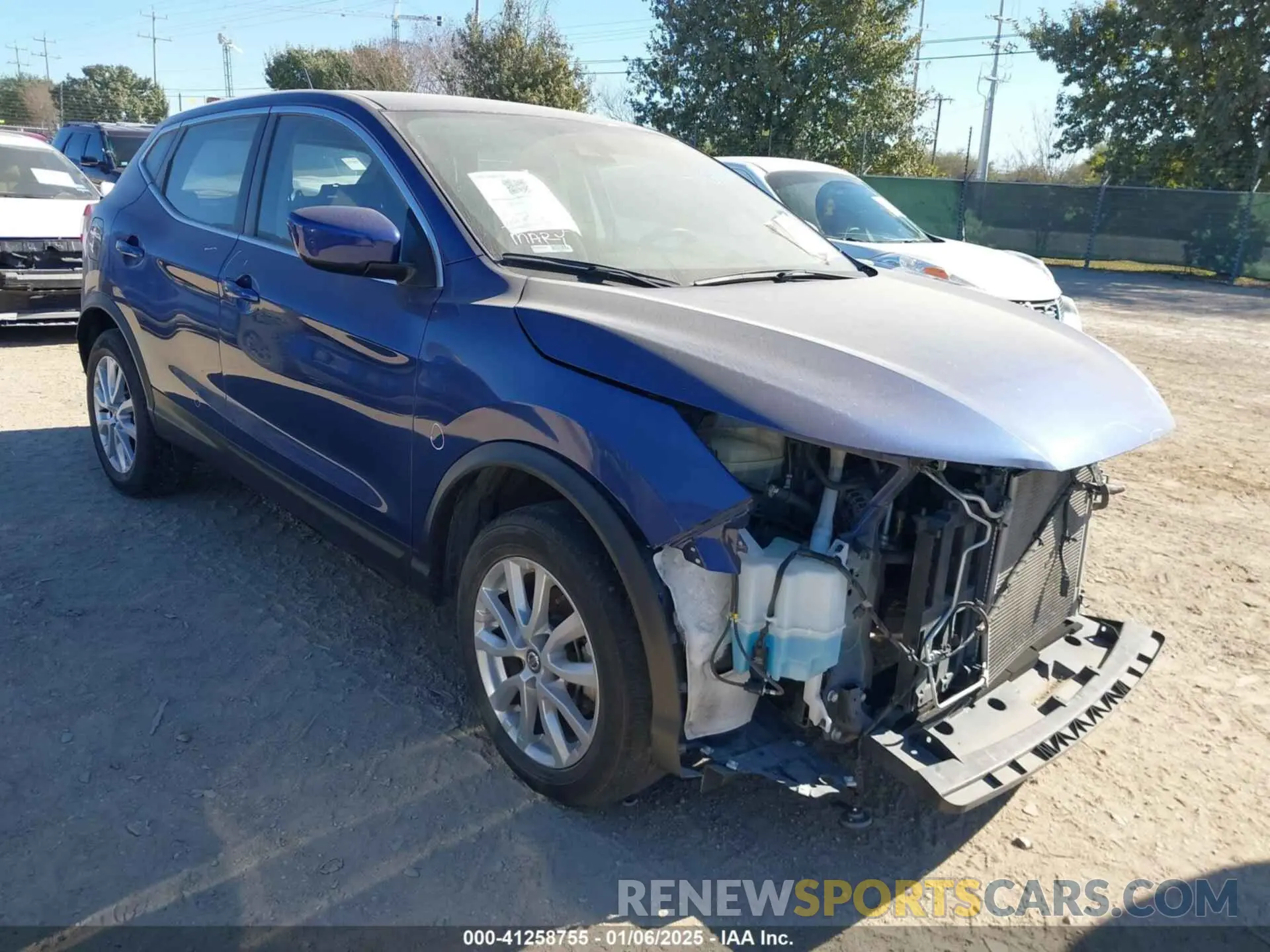 1 Photograph of a damaged car JN1BJ1AV4NW344637 NISSAN ROGUE SPORT 2022