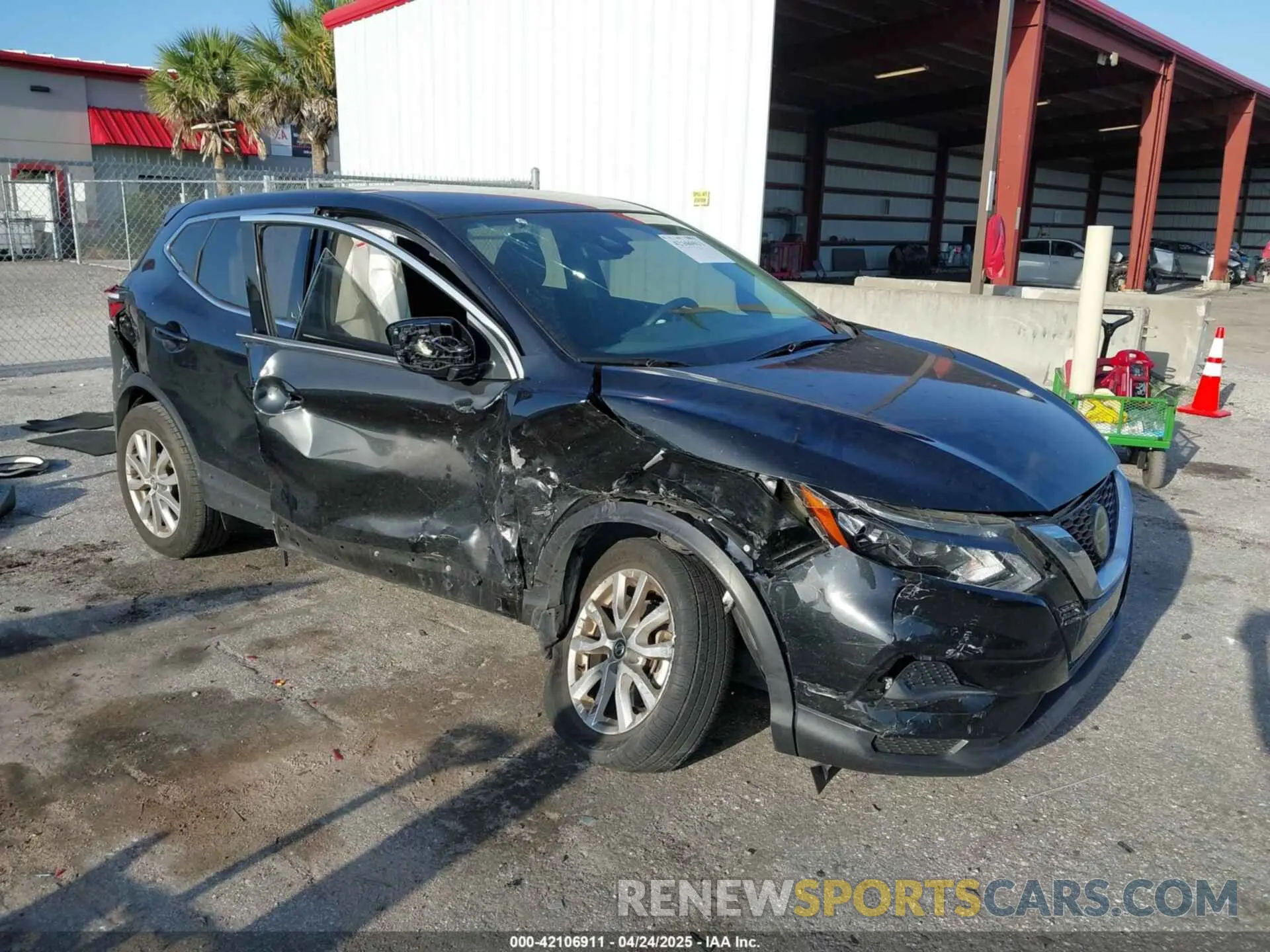 1 Photograph of a damaged car JN1BJ1AV7NW340713 NISSAN ROGUE SPORT 2022