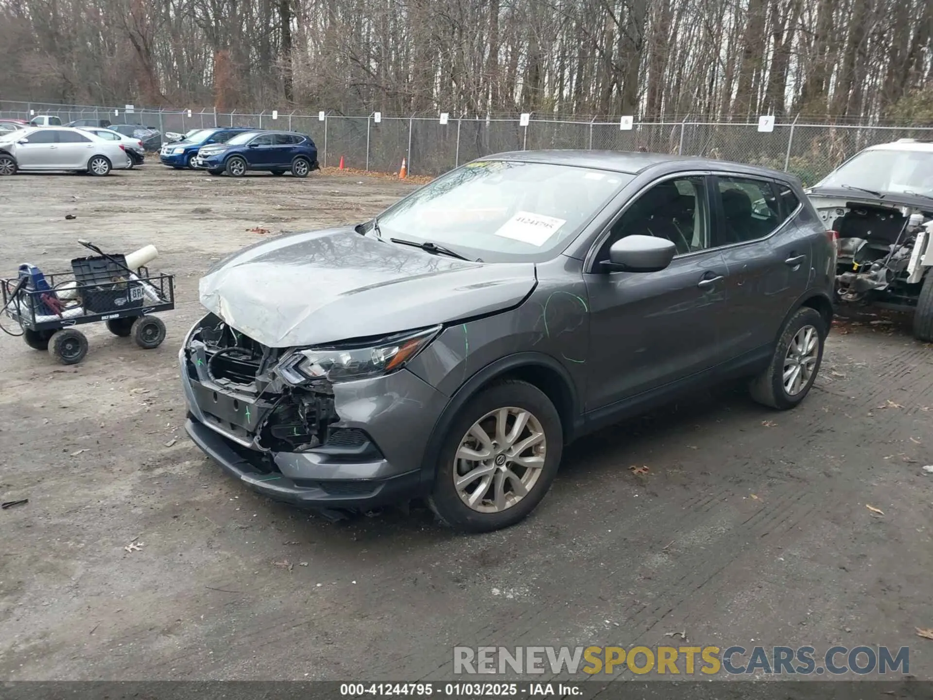 2 Photograph of a damaged car JN1BJ1AV7NW344518 NISSAN ROGUE SPORT 2022