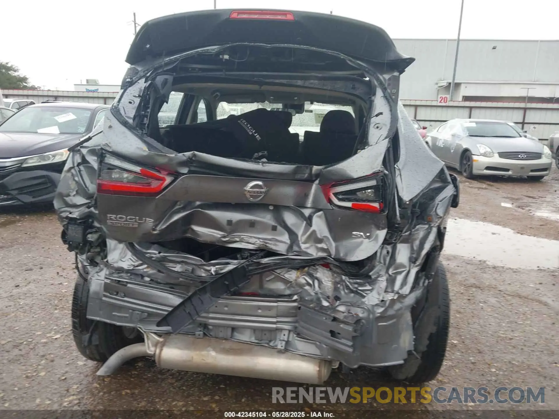 16 Photograph of a damaged car JN1BJ1BV4NW581319 NISSAN ROGUE SPORT 2022