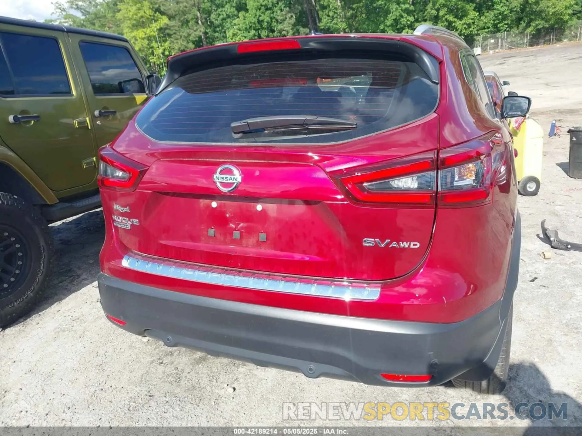 16 Photograph of a damaged car JN1BJ1BW0NW487706 NISSAN ROGUE SPORT 2022