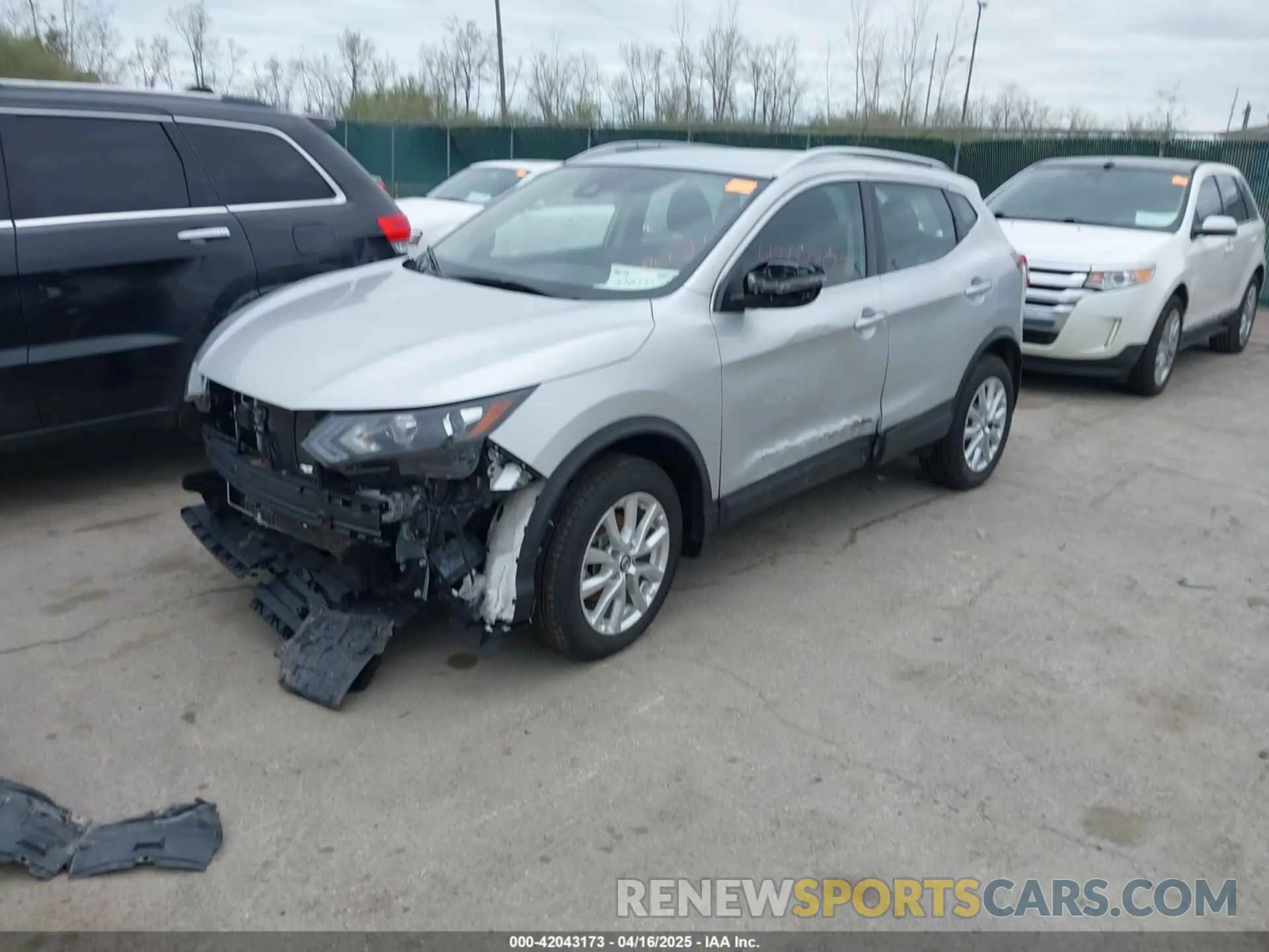 2 Photograph of a damaged car JN1BJ1BW3NW680142 NISSAN ROGUE SPORT 2022