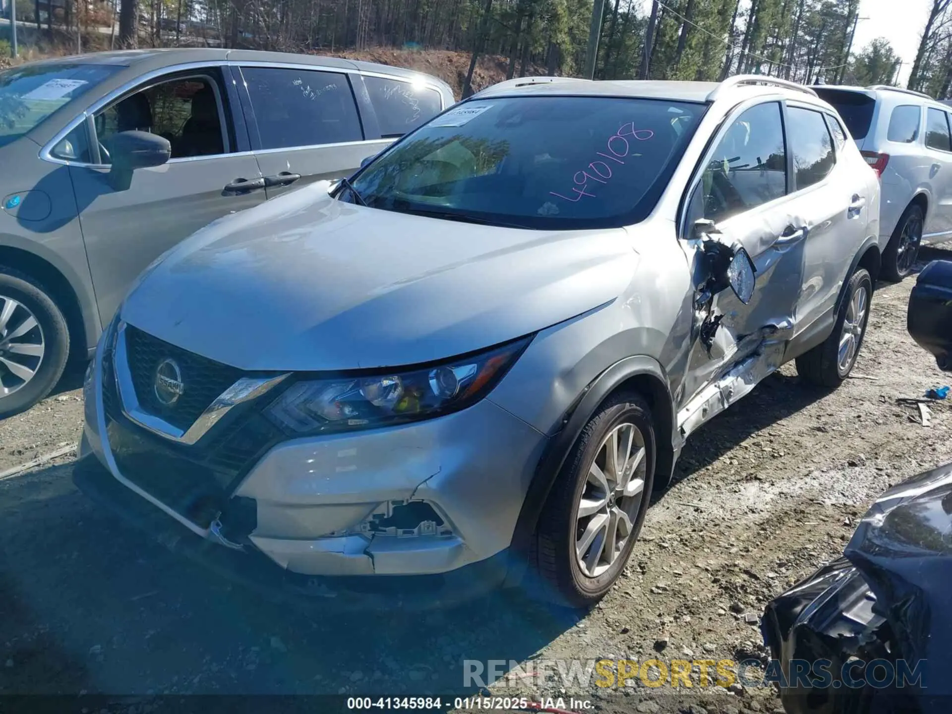 2 Photograph of a damaged car JN1BJ1BW6NW490108 NISSAN ROGUE SPORT 2022