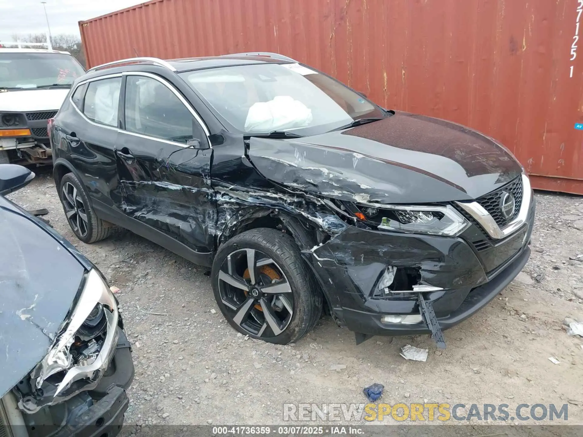 1 Photograph of a damaged car JN1BJ1CV2NW340387 NISSAN ROGUE SPORT 2022