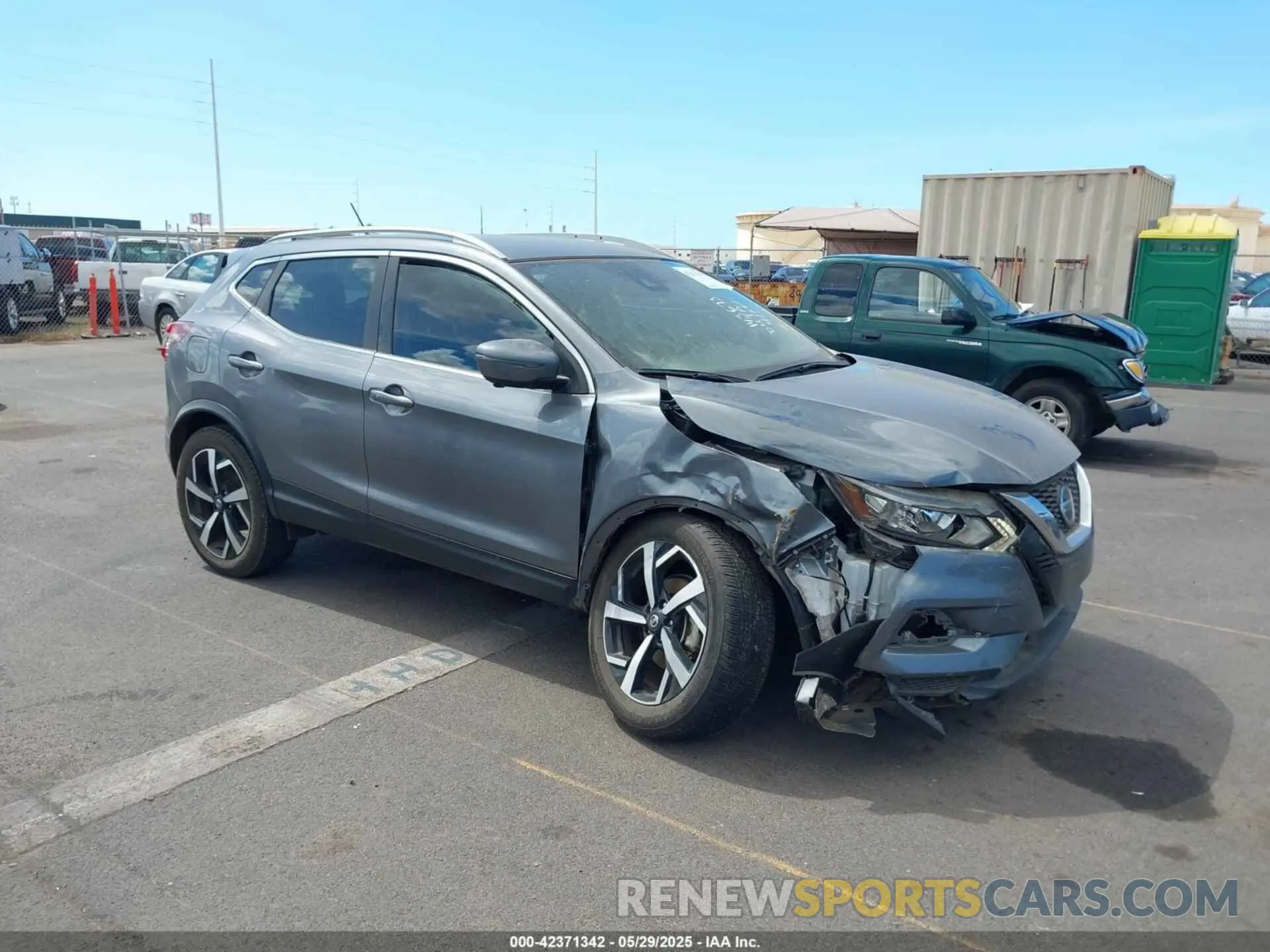 1 Photograph of a damaged car JN1BJ1CV6NW349741 NISSAN ROGUE SPORT 2022