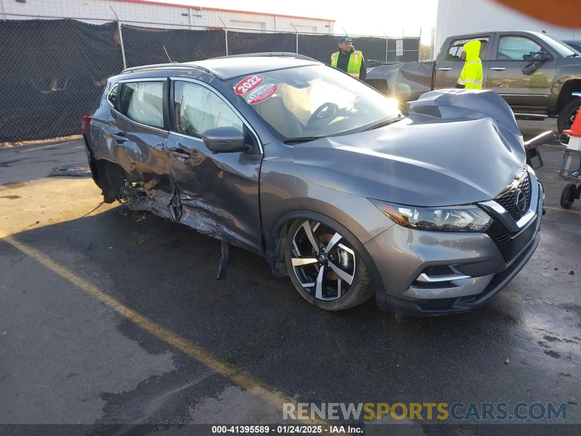 1 Photograph of a damaged car JN1BJ1CV7NW352440 NISSAN ROGUE SPORT 2022