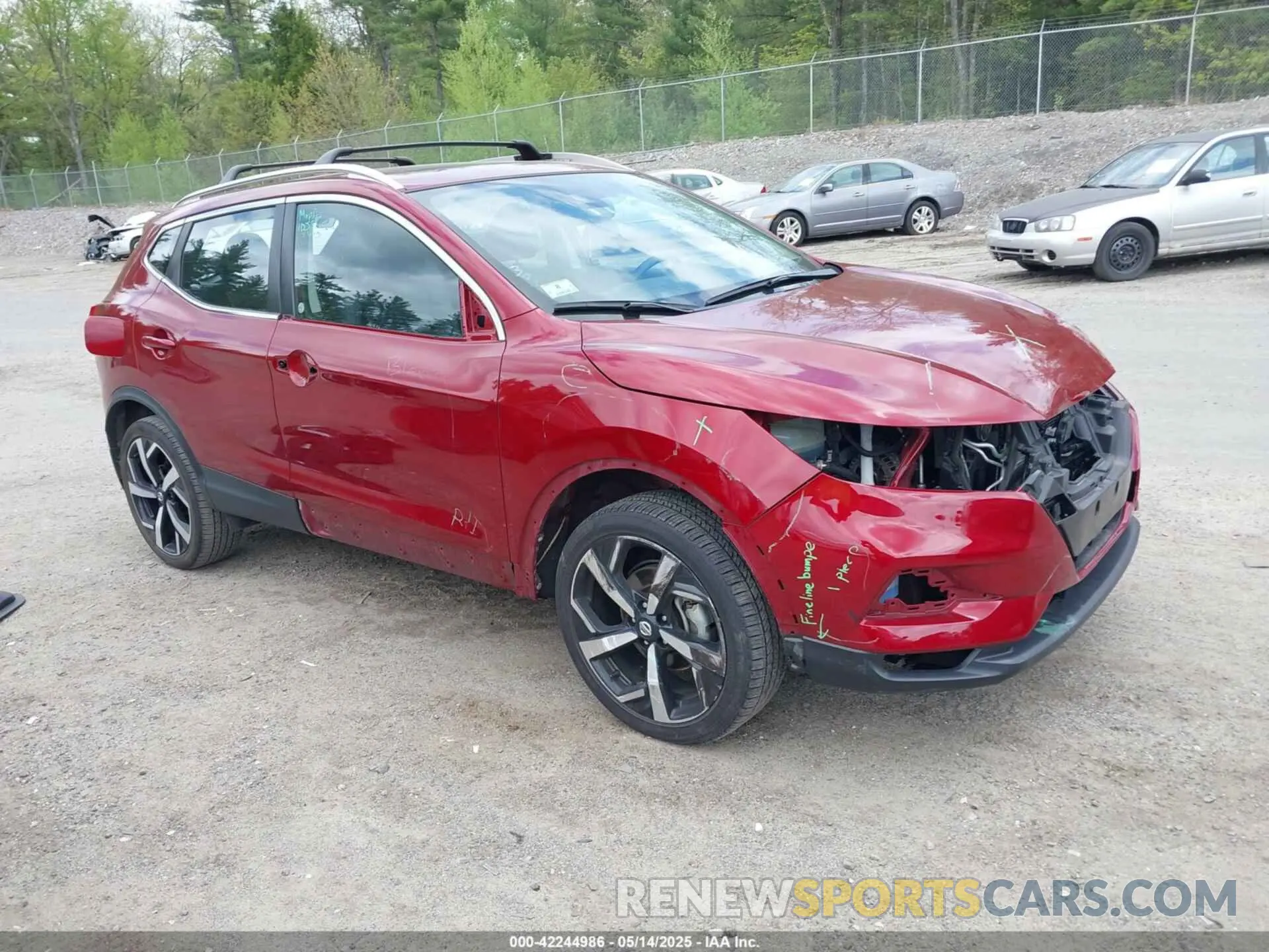 1 Photograph of a damaged car JN1BJ1CW0NW484433 NISSAN ROGUE SPORT 2022