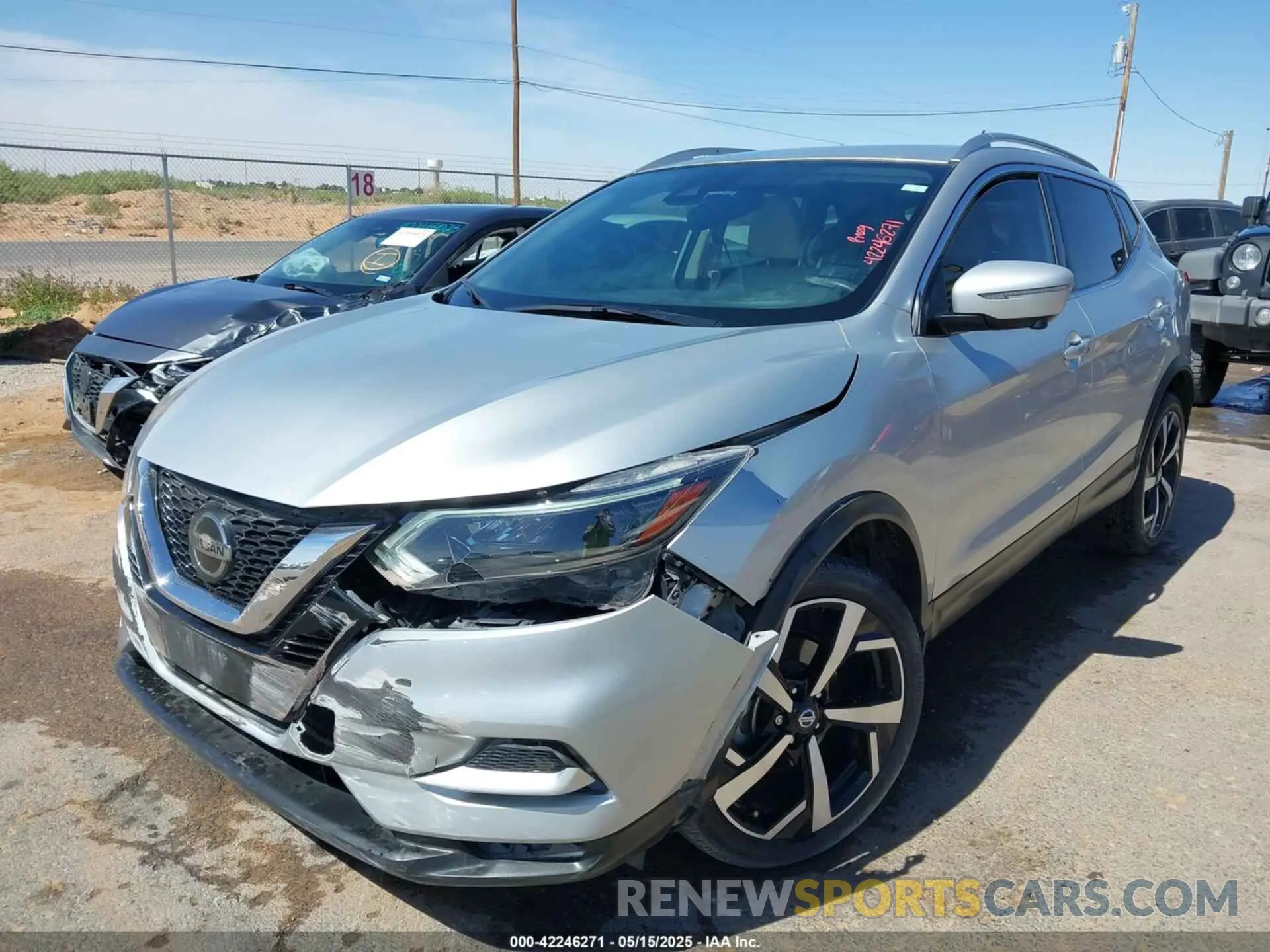 6 Photograph of a damaged car JN1BJ1CW4NW486511 NISSAN ROGUE SPORT 2022