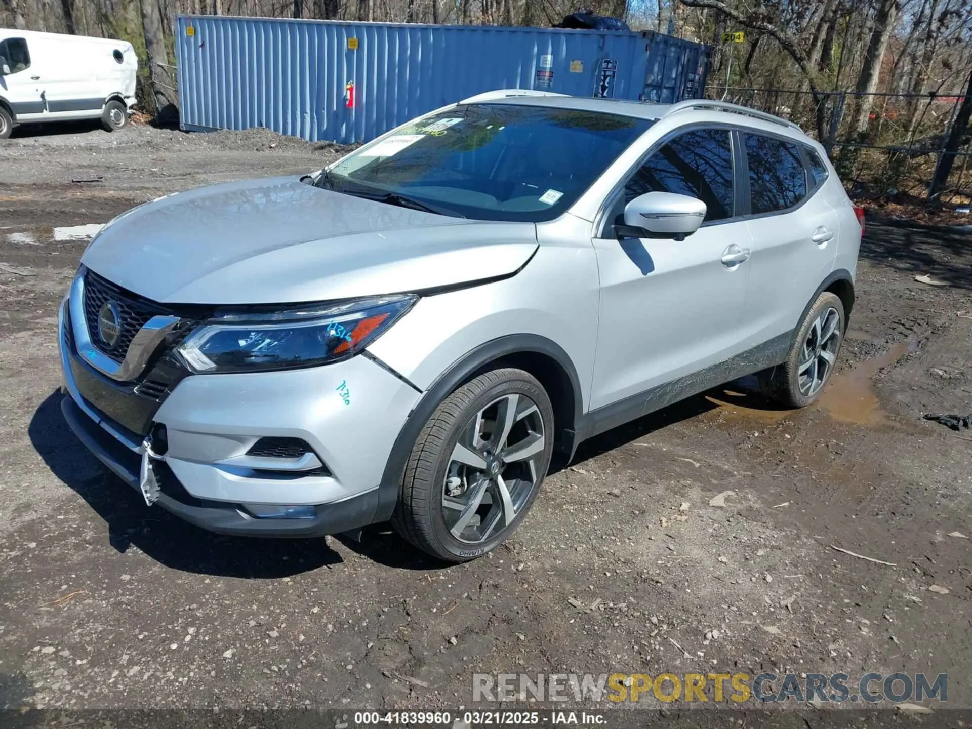 2 Photograph of a damaged car JN1BJ1CW5NW484654 NISSAN ROGUE SPORT 2022