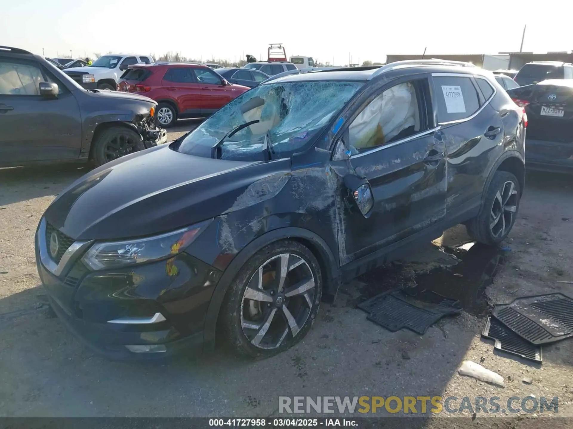 2 Photograph of a damaged car JN1BJ1CW7NW486759 NISSAN ROGUE SPORT 2022