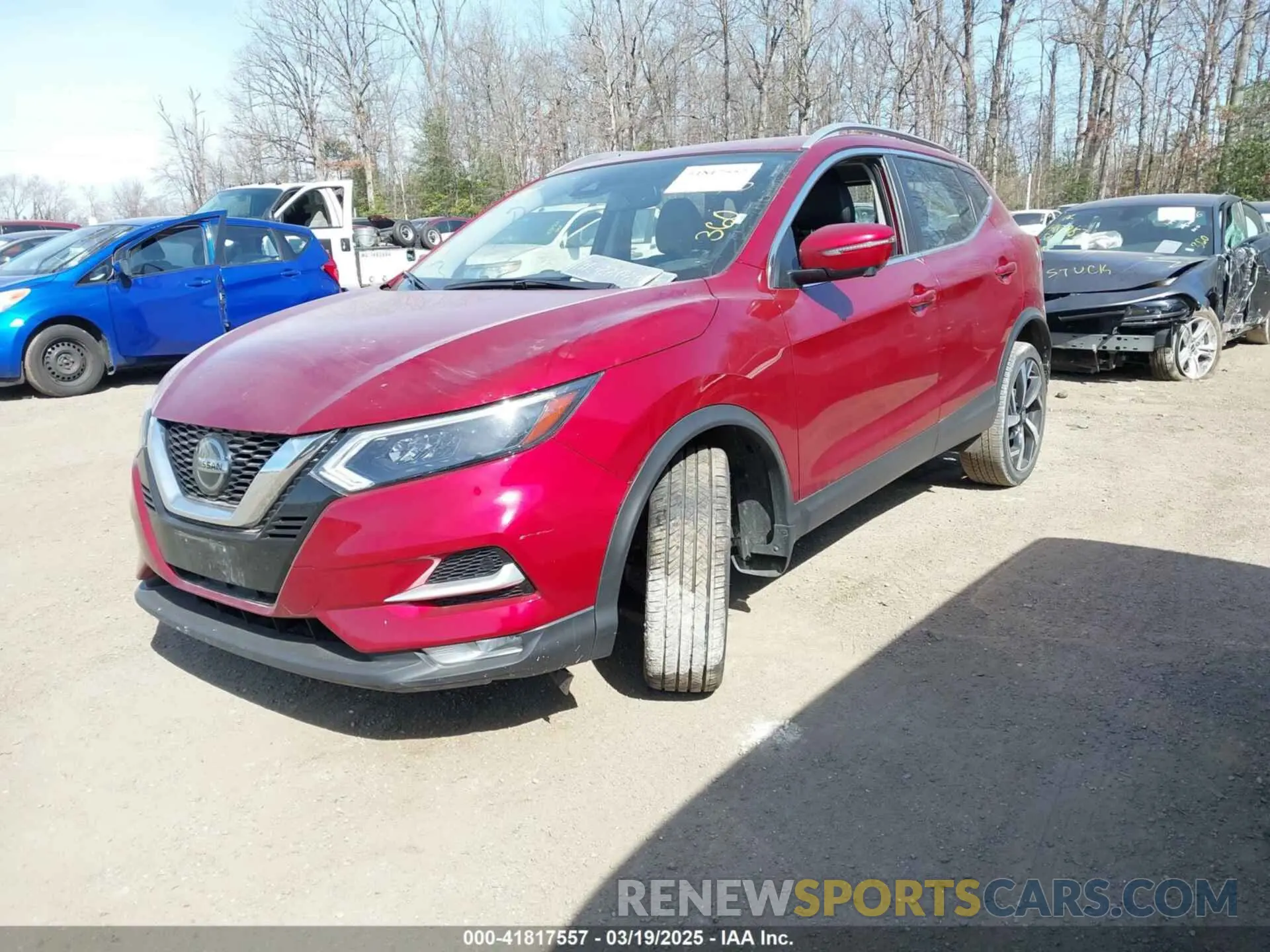 2 Photograph of a damaged car JN1BJ1CW9NW485693 NISSAN ROGUE SPORT 2022