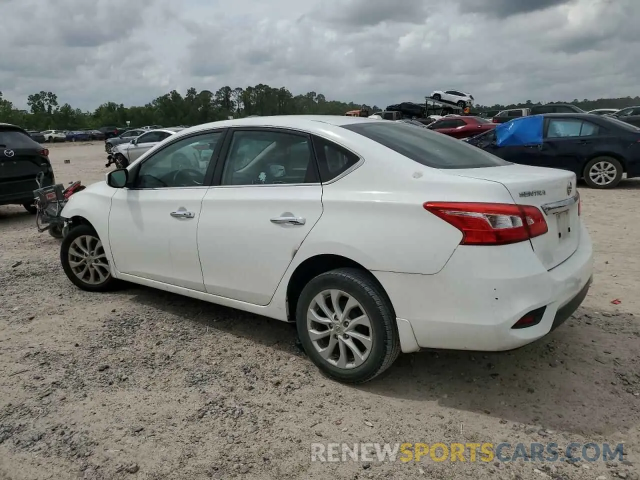 2 Photograph of a damaged car 3N1AB7AP0KL604630 NISSAN SENTRA 2019