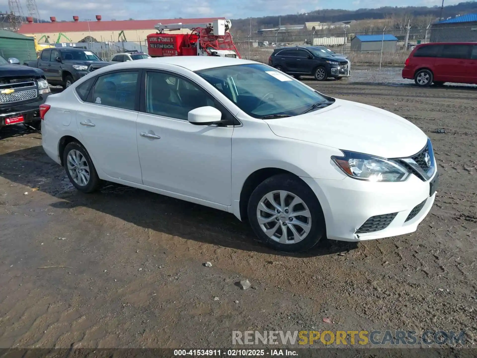 1 Photograph of a damaged car 3N1AB7AP0KL608452 NISSAN SENTRA 2019