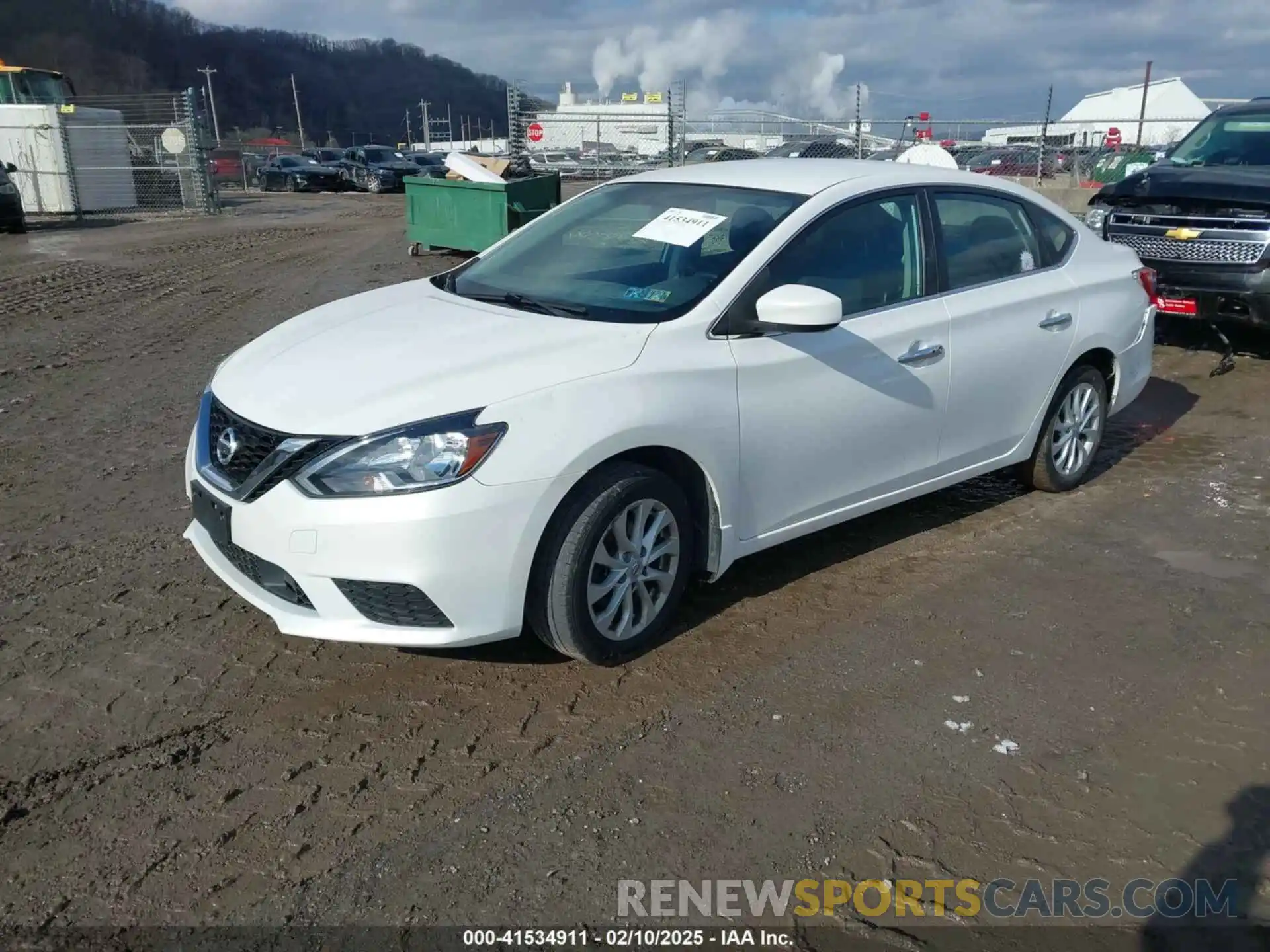 2 Photograph of a damaged car 3N1AB7AP0KL608452 NISSAN SENTRA 2019