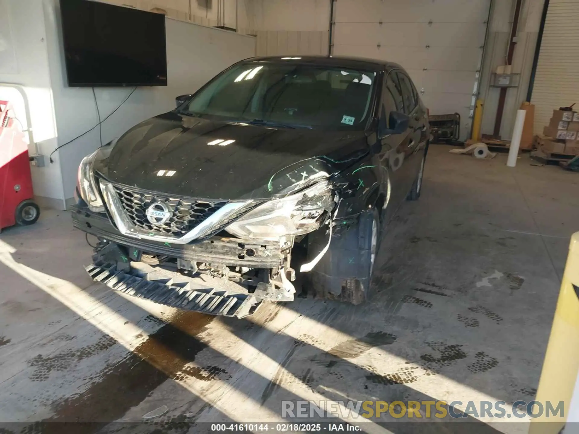 2 Photograph of a damaged car 3N1AB7AP0KL608760 NISSAN SENTRA 2019