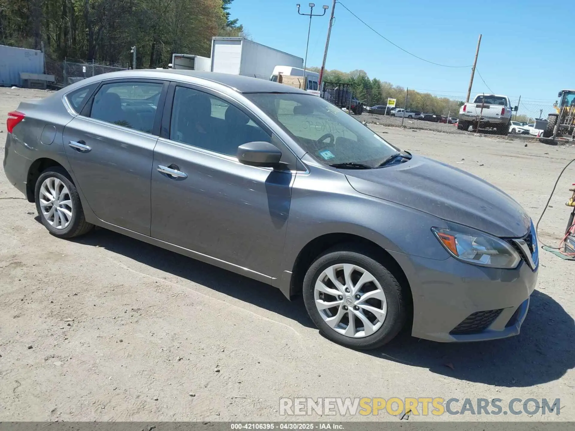 1 Photograph of a damaged car 3N1AB7AP0KL609052 NISSAN SENTRA 2019