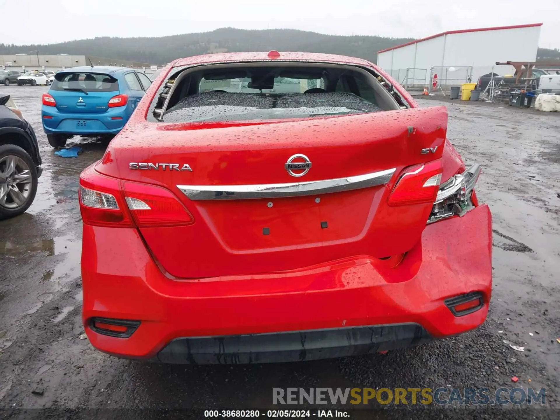 16 Photograph of a damaged car 3N1AB7AP0KL609147 NISSAN SENTRA 2019