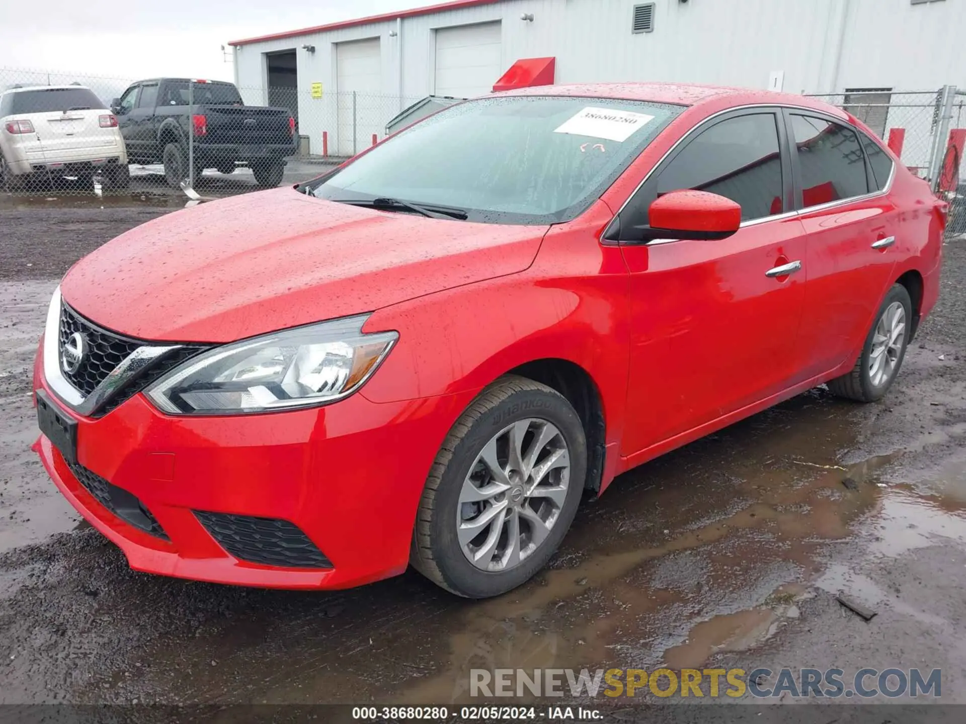 2 Photograph of a damaged car 3N1AB7AP0KL609147 NISSAN SENTRA 2019