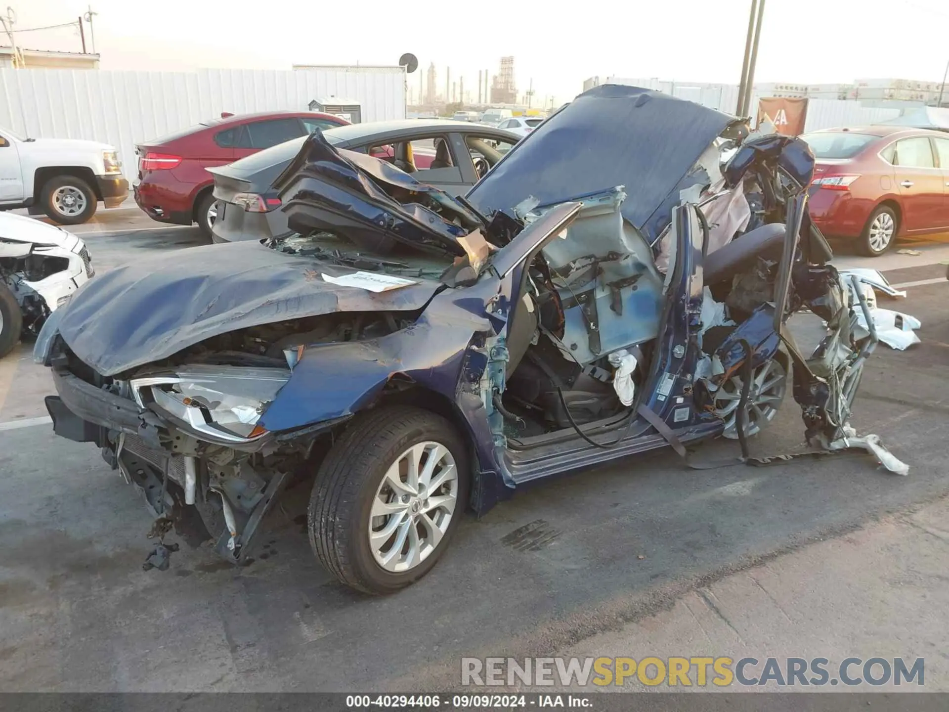 2 Photograph of a damaged car 3N1AB7AP0KL612128 NISSAN SENTRA 2019